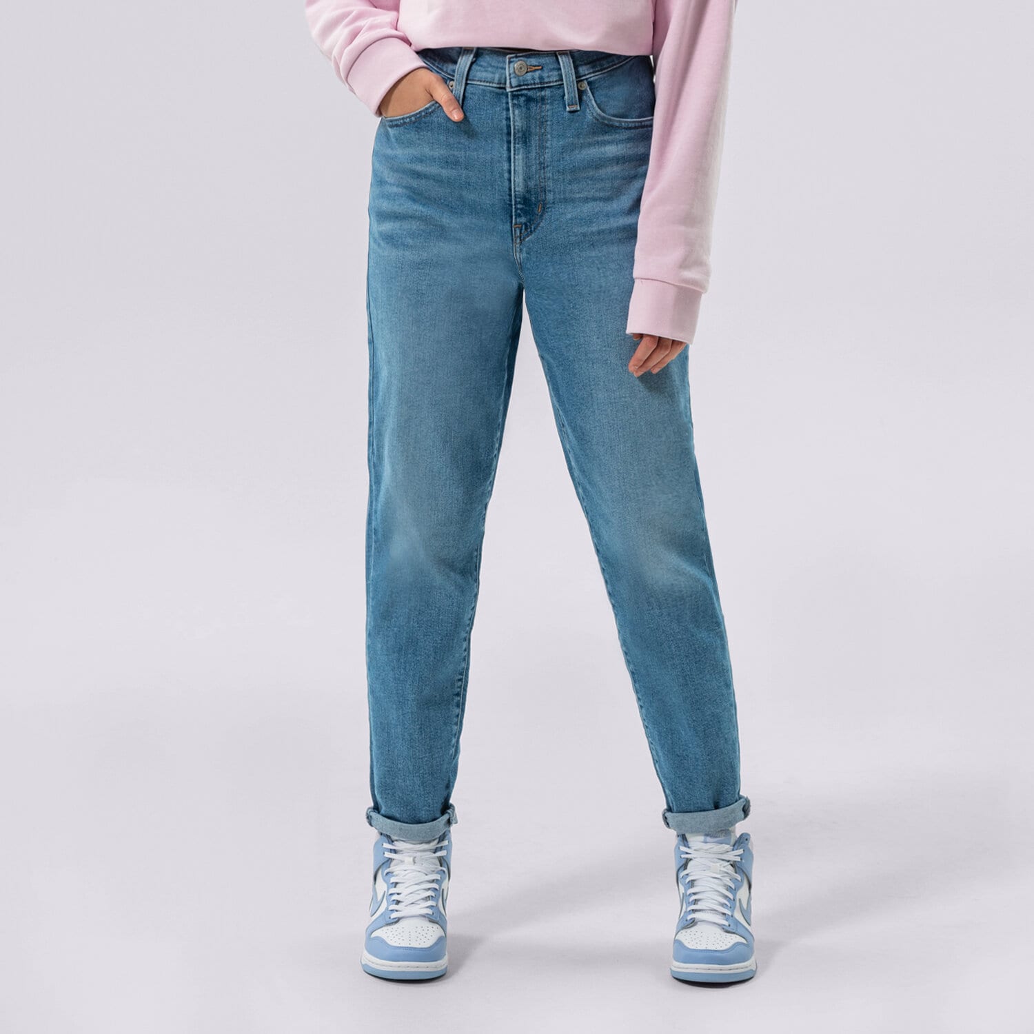 Damen Hosen LEVI'S HOSE HIGH WAISTED MOM JEAN 26986-0017 Blau