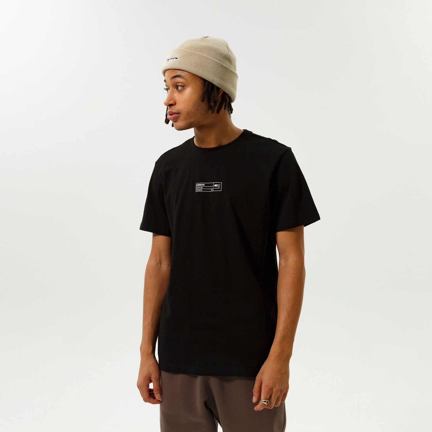 Herren T-Shirt CONFRONT T SHIRT BOX LOFO TEE BLACK CF321TSM76002 Schwarz