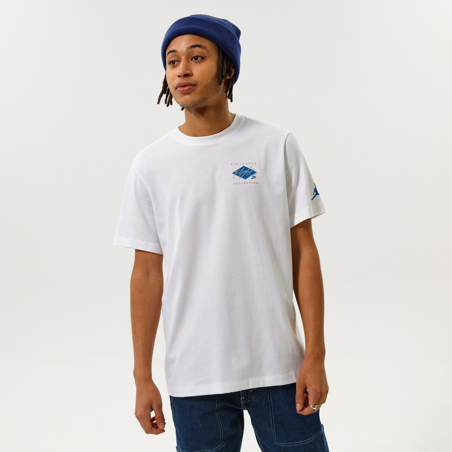 Herren T-Shirt JORDAN T-SHIRT M J FLT ESS JDN AIR GFX CREW DH8968-100 Weiß