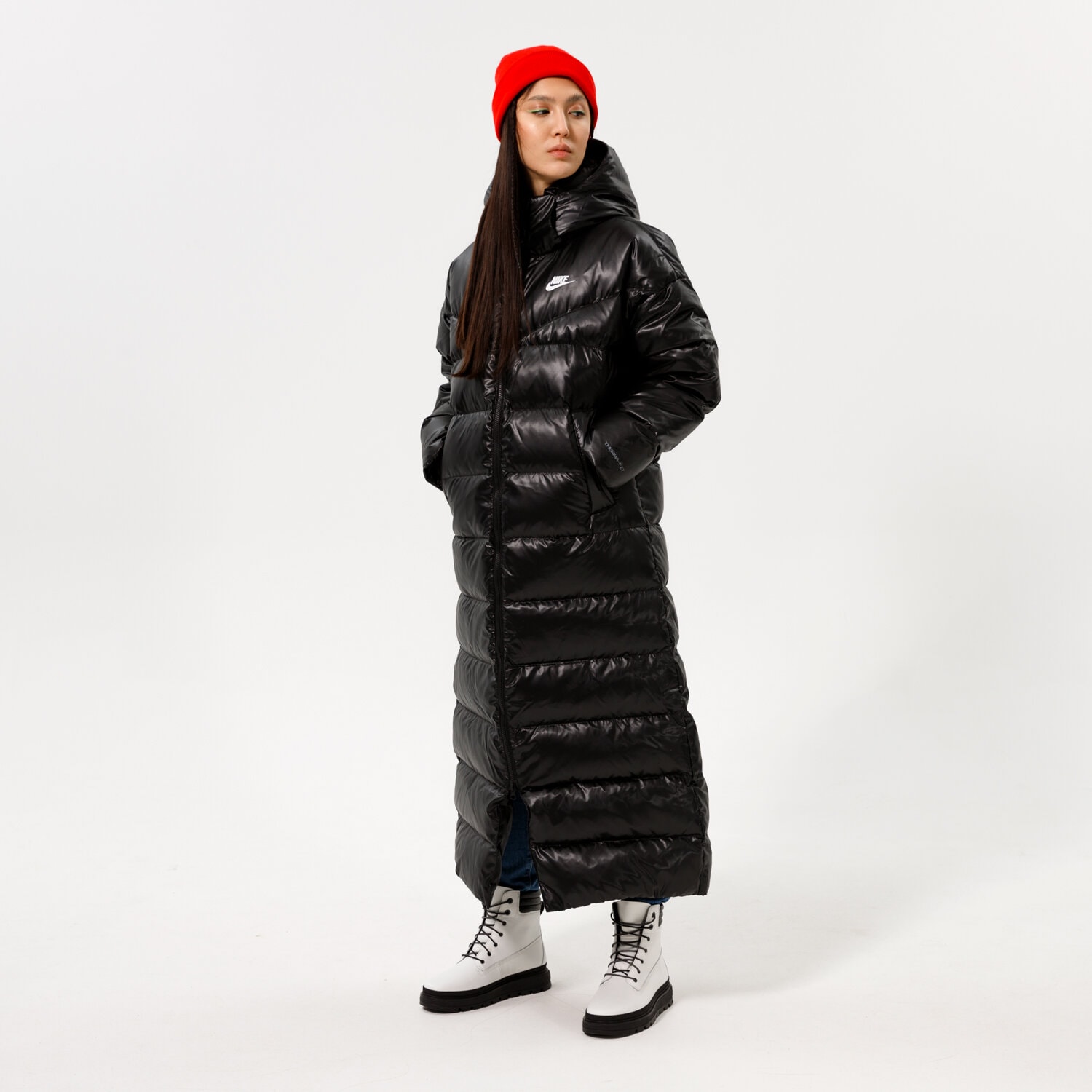 Damen Winterjacke NIKE CITY HOODED PARKA JACKET PARKA DH4081-010 Schwarz