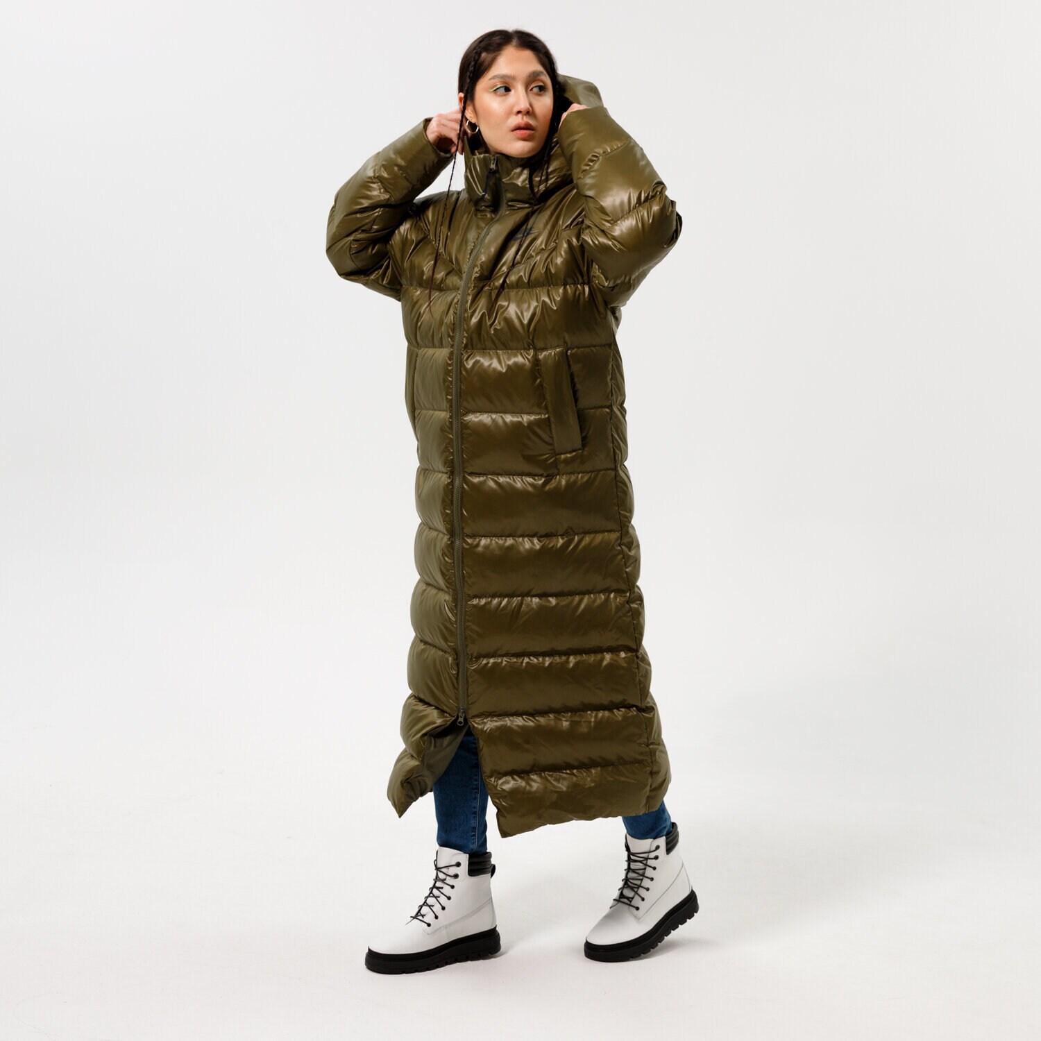 Damen Winterjacke NIKE JACKE WINTER W NSW TF CITY HD PARKA DH4081-222 Khaki