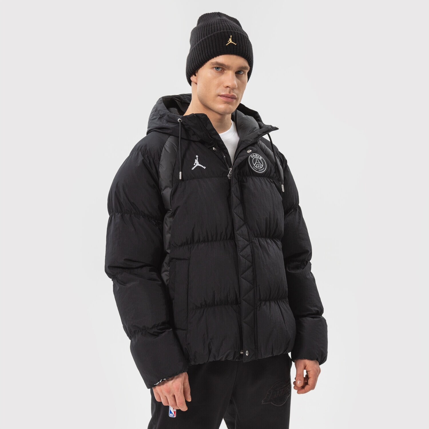 Herren Winterjacke JORDAN JACKE WINTER M J PSG PUFFER JKT DB6494-010 Schwarz