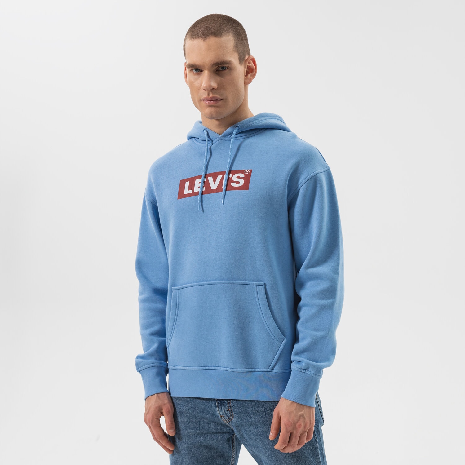 Herren LEVI'S HOODIE T3 RELAXD GRAPHIC HOODIE 38821-0105 Blau
