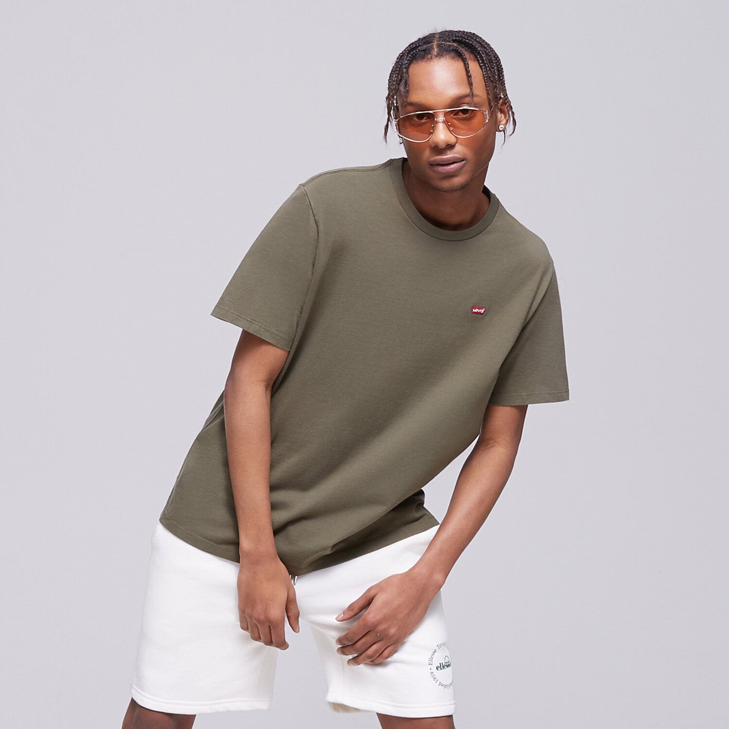 Herren T-Shirt LEVI'S T-SHIRT SS ORIGINAL HM TEE 56605-0021 Khaki