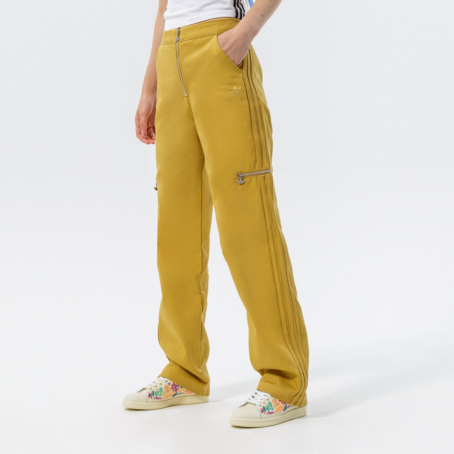 Damen Hosen ADIDAS HOSE TRACKPANT HE4738 senfgelb