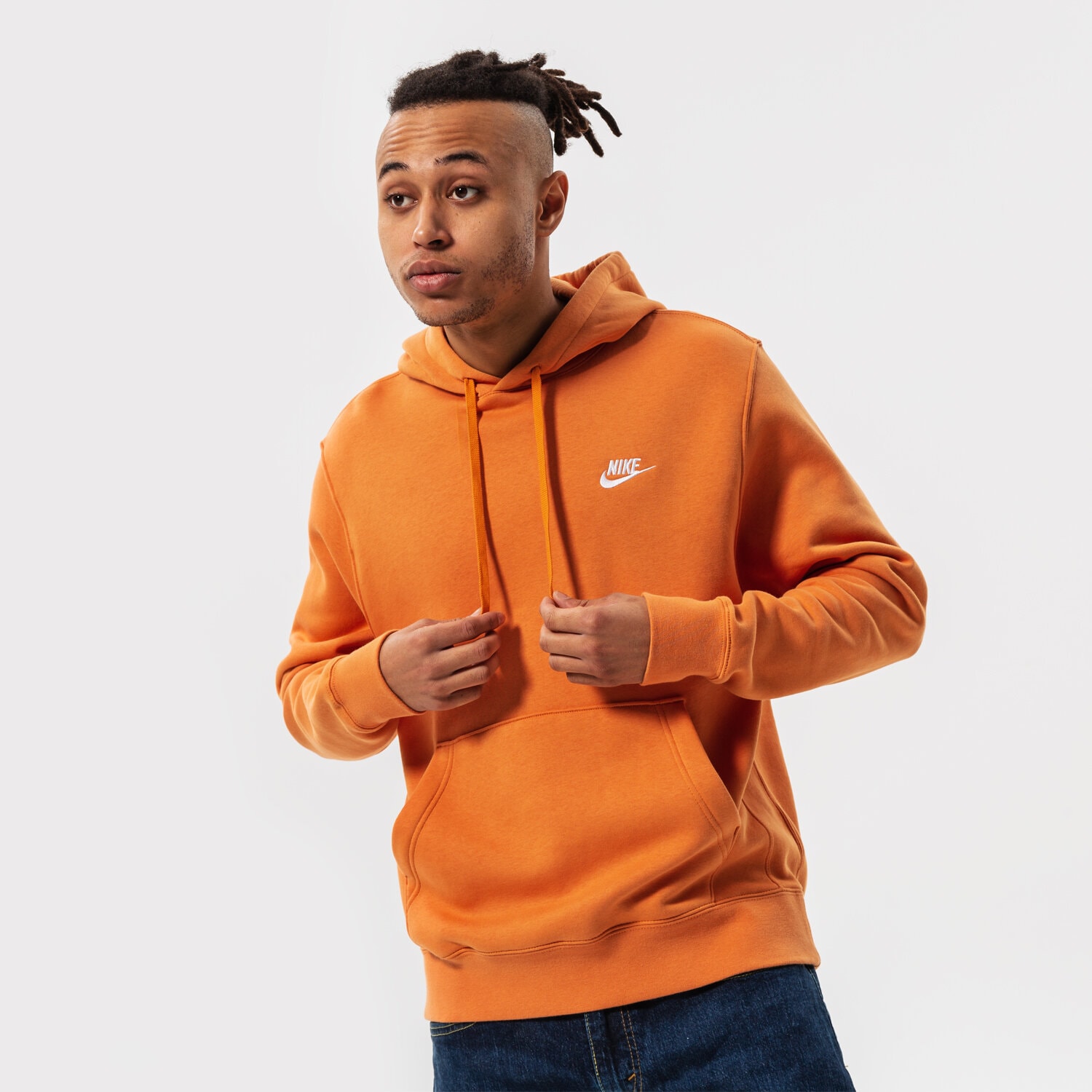 Herren NIKE HOODIE NIKE SPORTSWEAR CLUB FLEECE BV2654-808 Braun