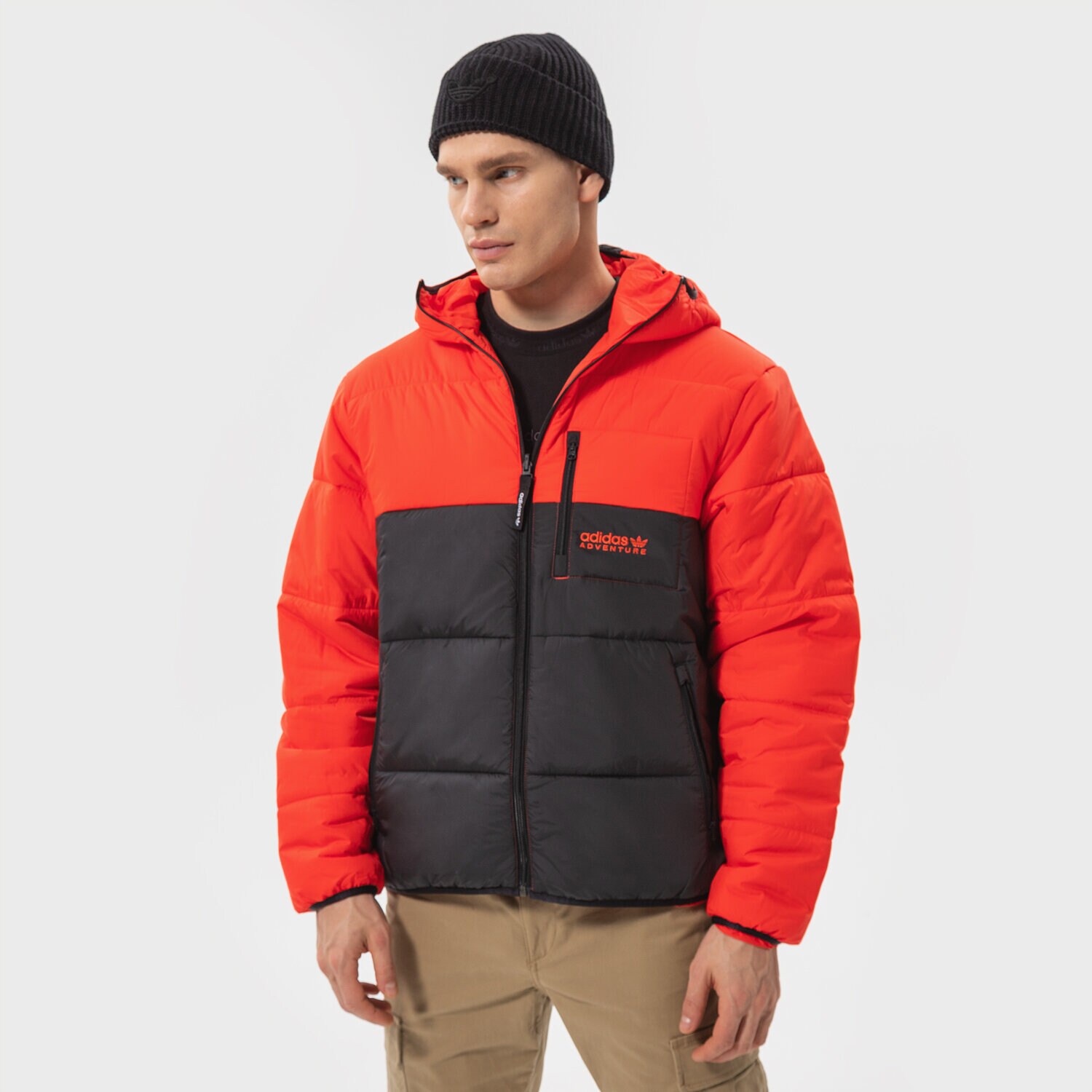 Herren Winterjacke ADIDAS JACKE PUFFER JKT H13572 Rot