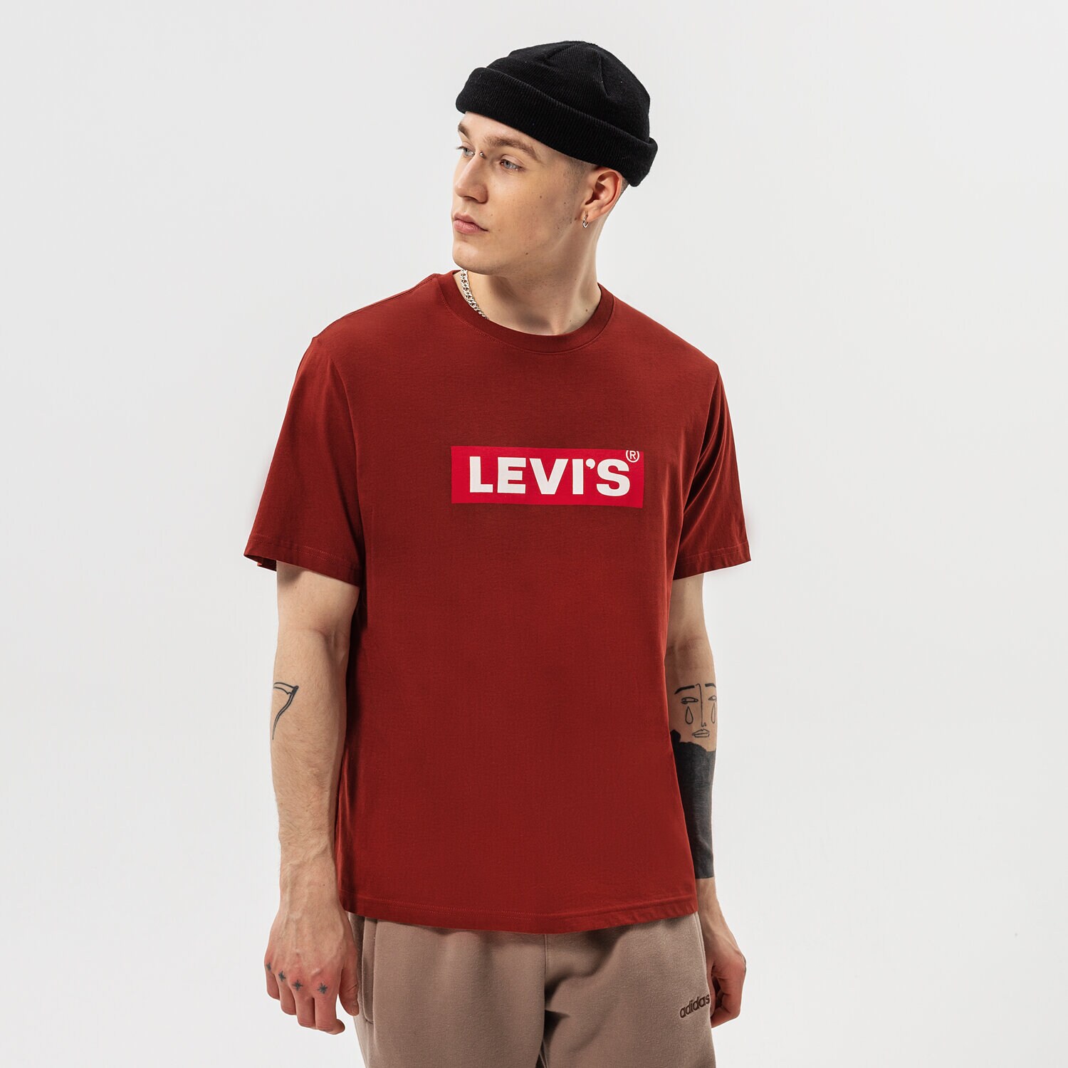 Herren T-Shirt LEVI'S T-SHIRT MT-GRAPHIC TEES A2082-0049 Dunkelrot
