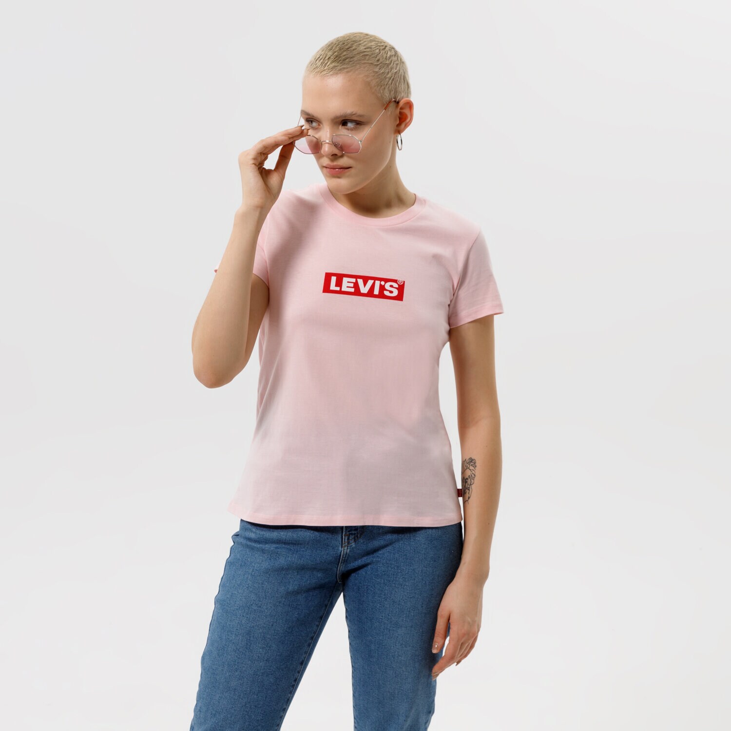 Damen T-Shirt LEVI'S T-SHIRT WT-GRAPHIC TEES A2086-0022 Rosa