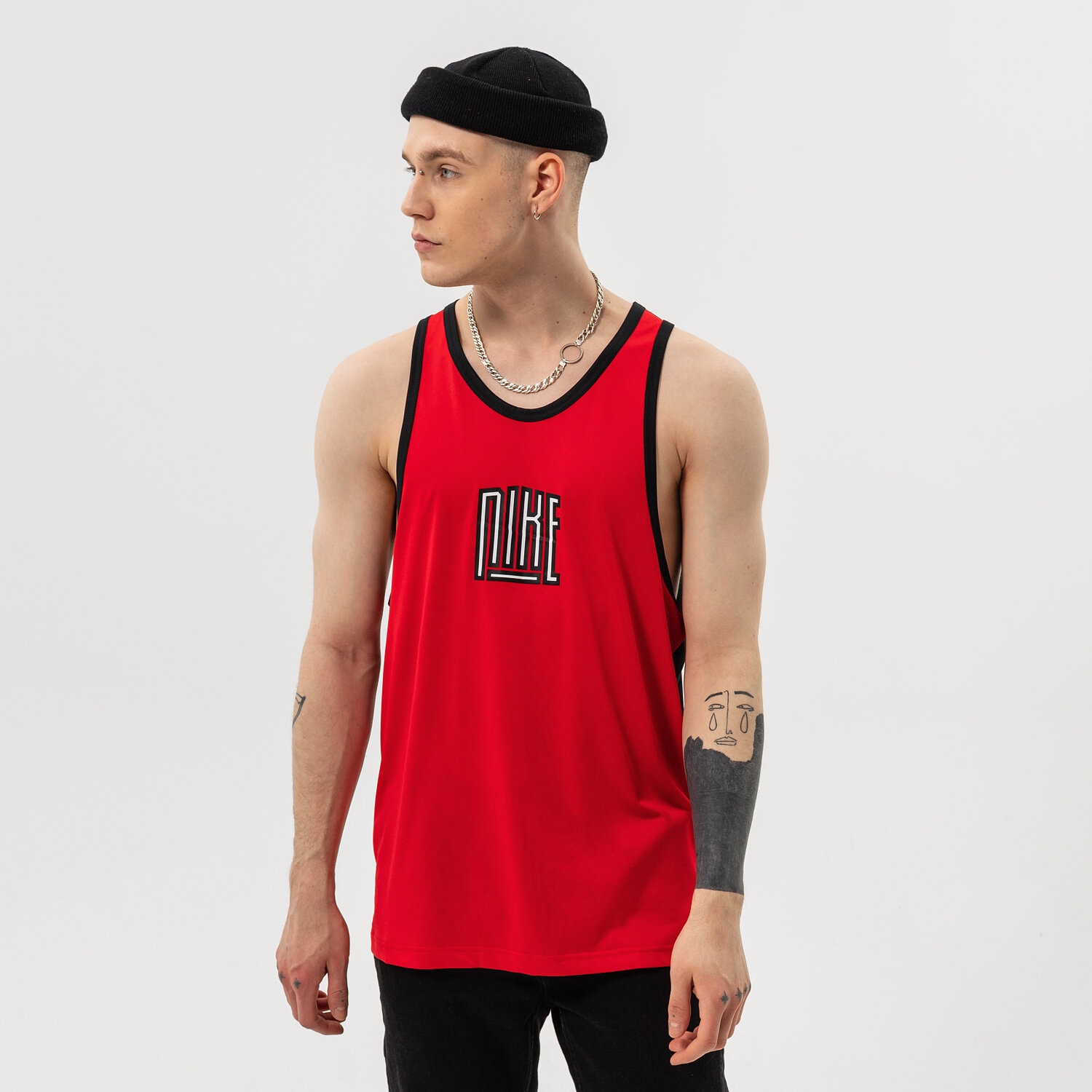 Herren Hosen NIKE TANK M NK DF JSY STARTING FIVE NBA DH7136-657 Rot