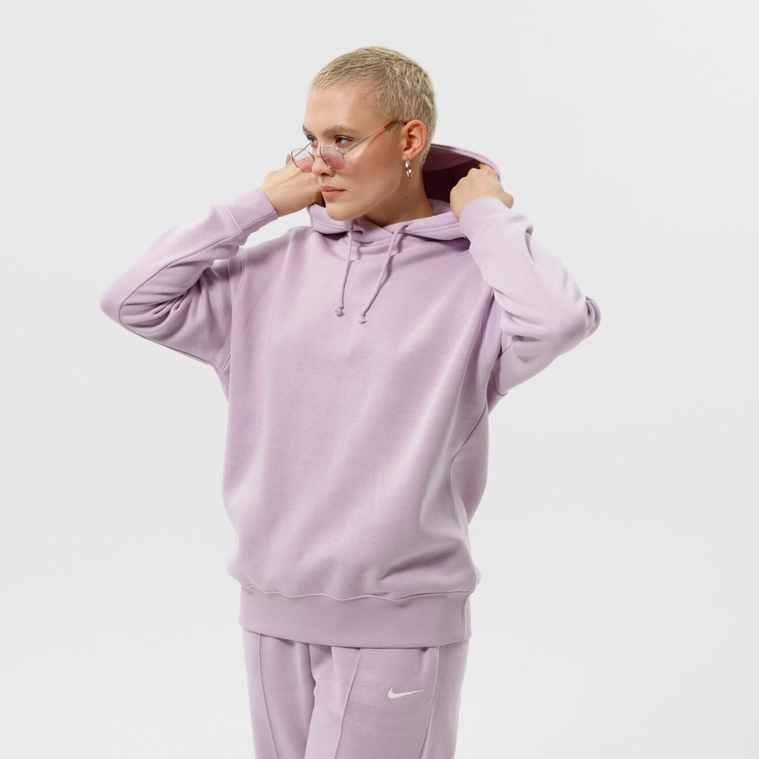 Damen NIKE HOODIE W NSW ESSNTL CLCTN FLC OS DQ5097-530 Violet