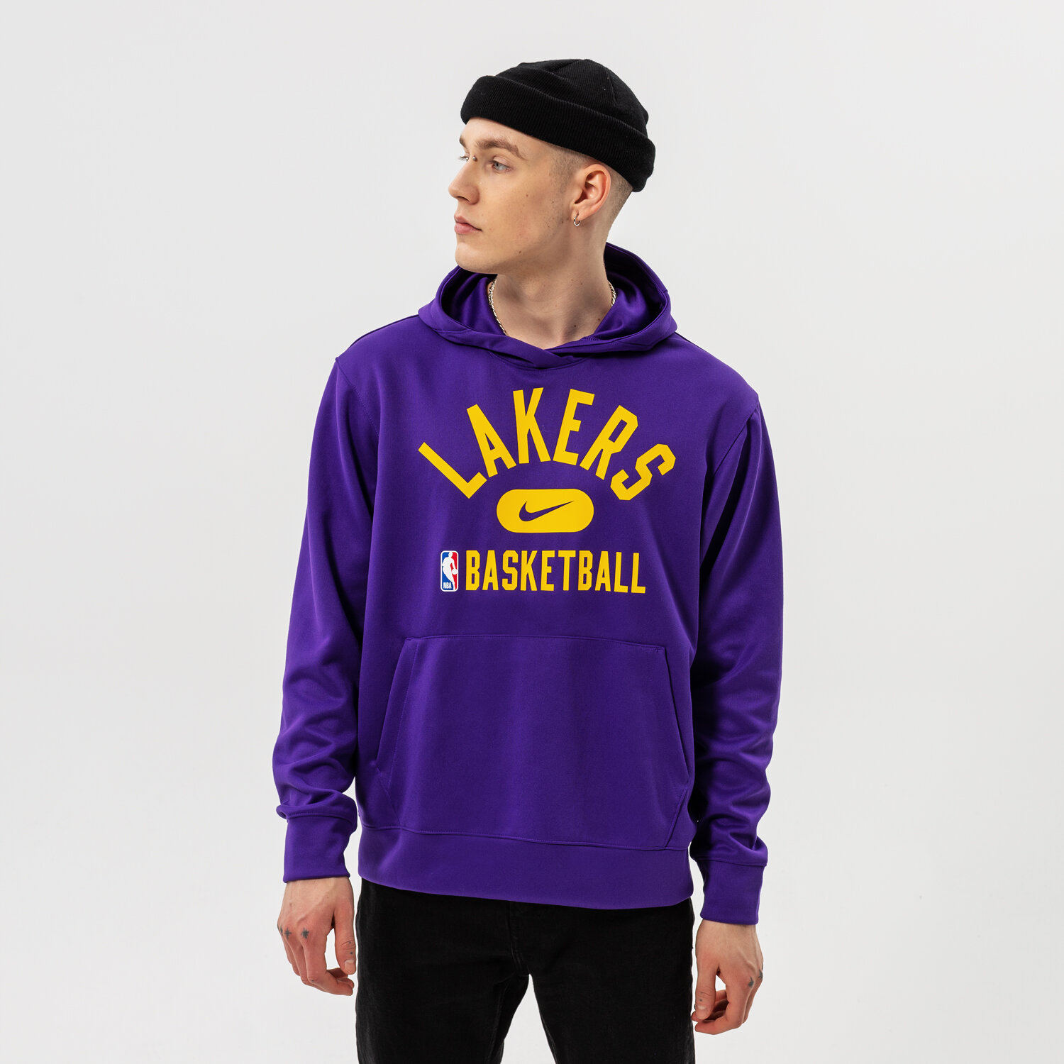 Herren NIKE HOODIE LAL M NK DF SPOTLIGHT PO HD NBA DB0904-504 Violet