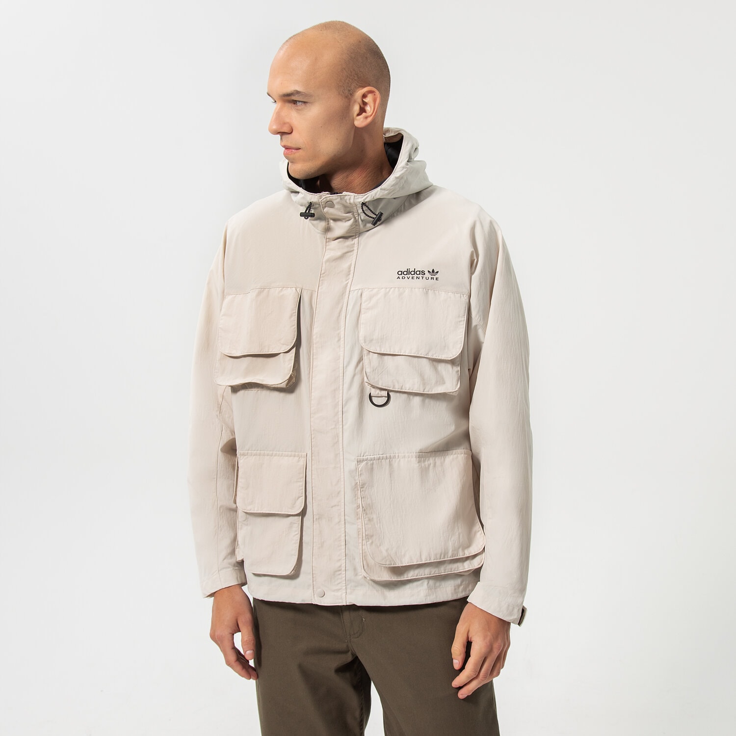 Herren Übergangsjacke ADIDAS JACKE ADV ST MP WB HF4794 Beige