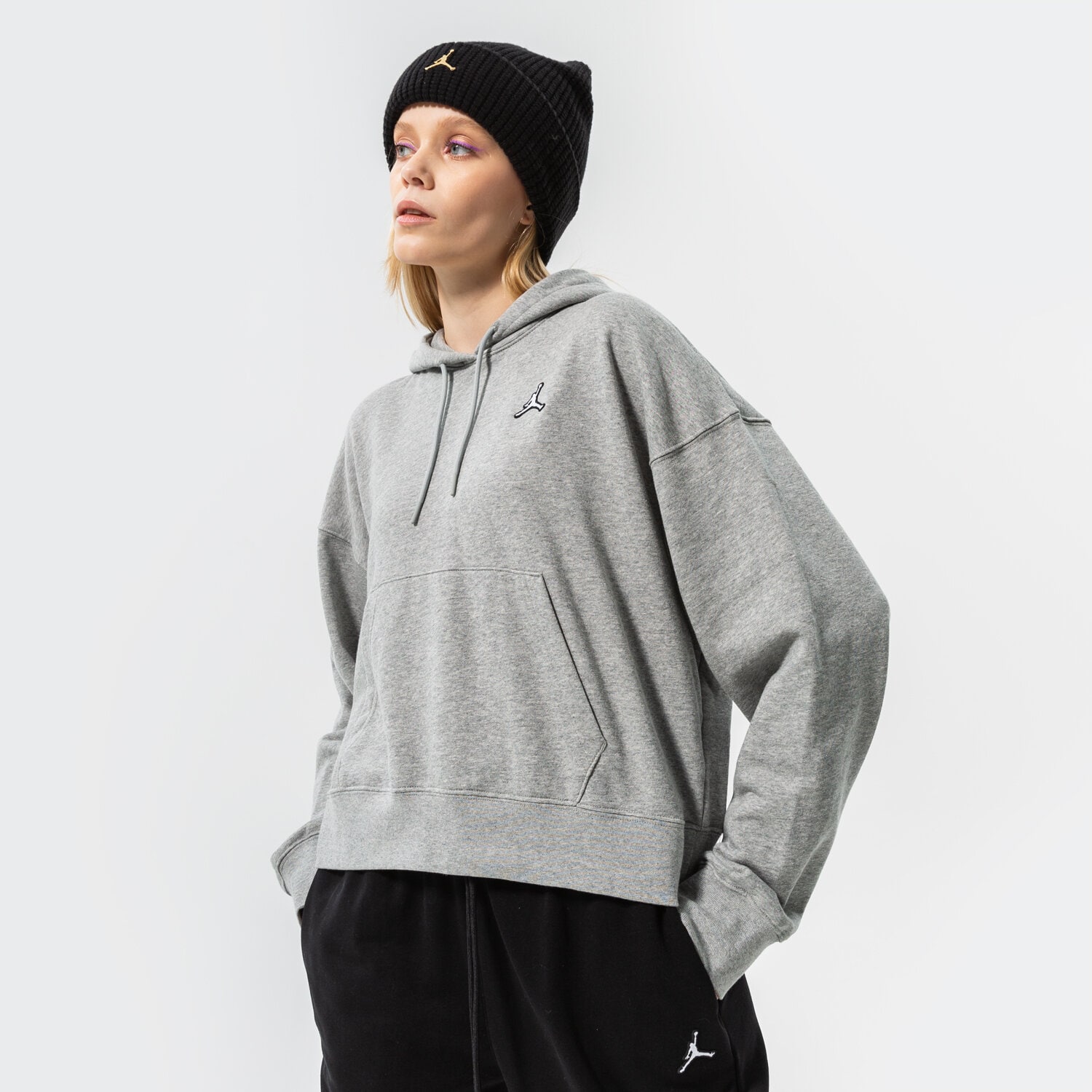 Damen JORDAN HOODIE W J ESSEN FLC HOODIE CORE DN4570-063 Grau