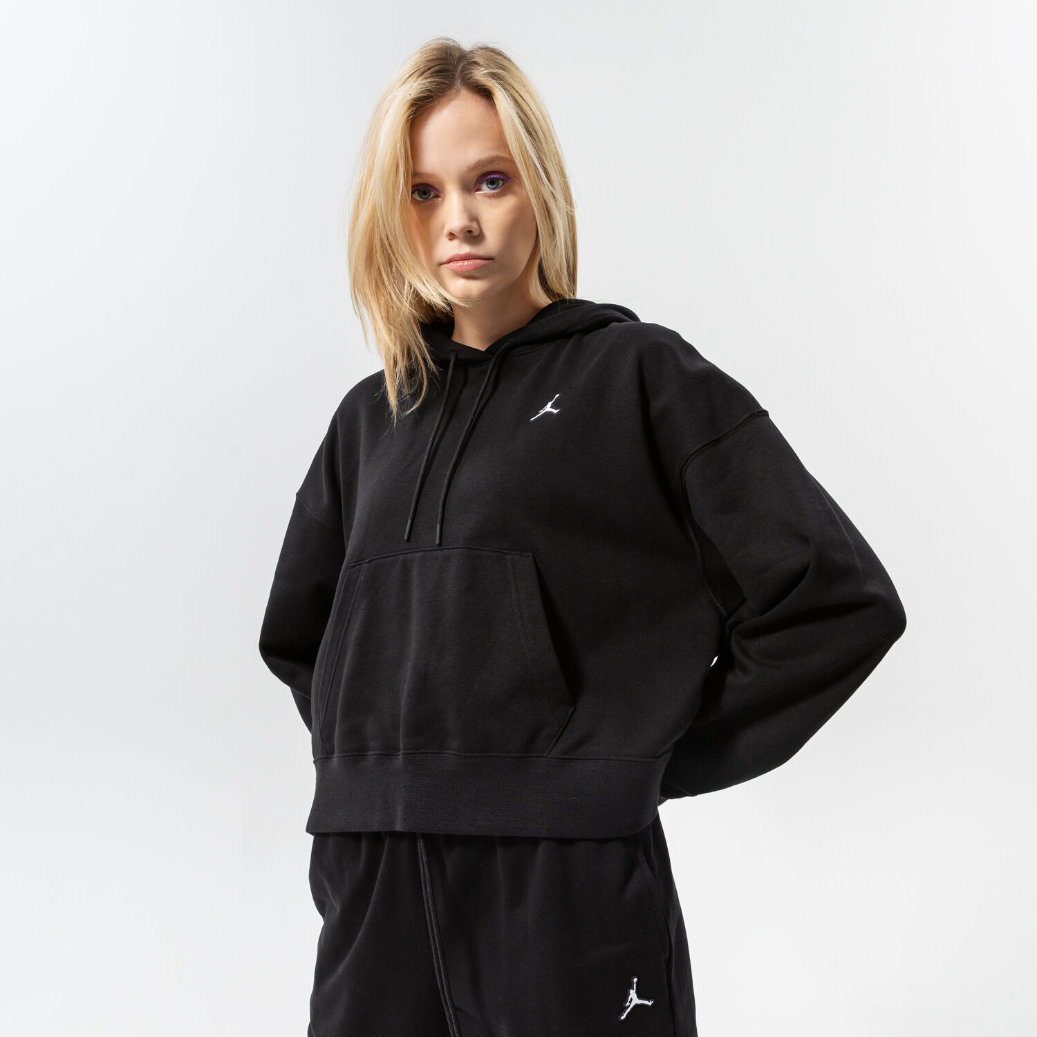 Damen JORDAN HOODIE W J ESSEN FLC HOODIE CORE DN4570-010 Schwarz