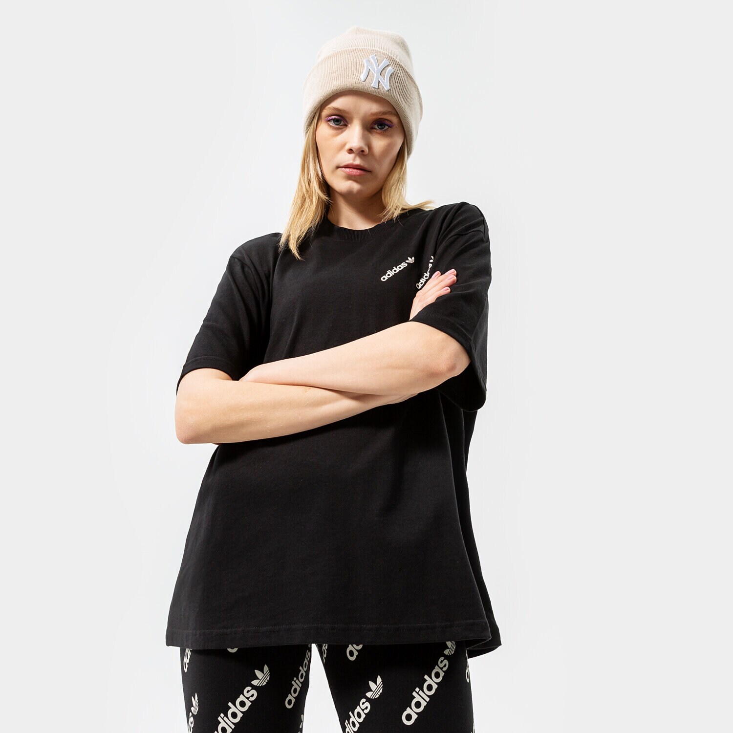 Damen T-Shirt ADIDAS T-SHIRT TEE HM4879 Schwarz
