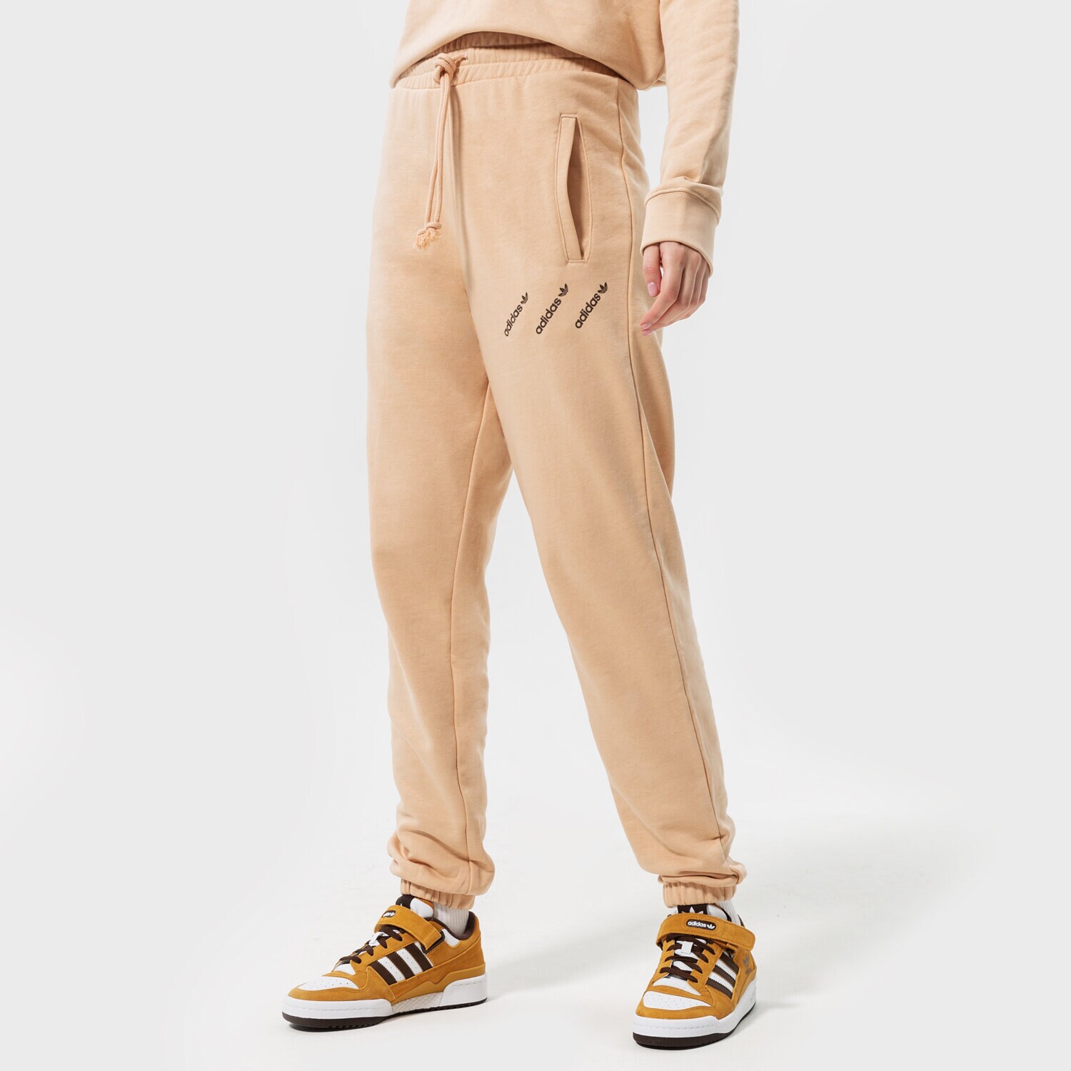 Damen Hosen ADIDAS HOSE TRACK PANTS HM4871 Beige