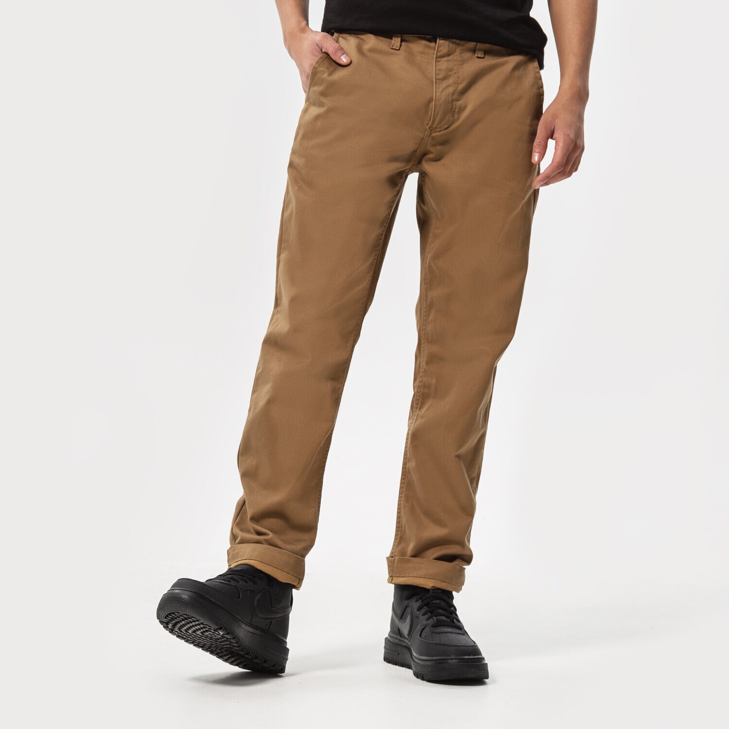 Herren Hosen VANS HOSE MN AUTHENTIC CHINO SLIM PANT VN0A5FJ7DZ91 Beige