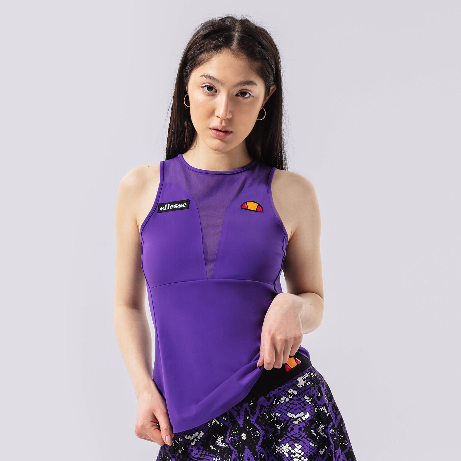 Damen T-Shirt ELLESSE TOP ELLARIA VEST PRPL SCK12306305 Violet