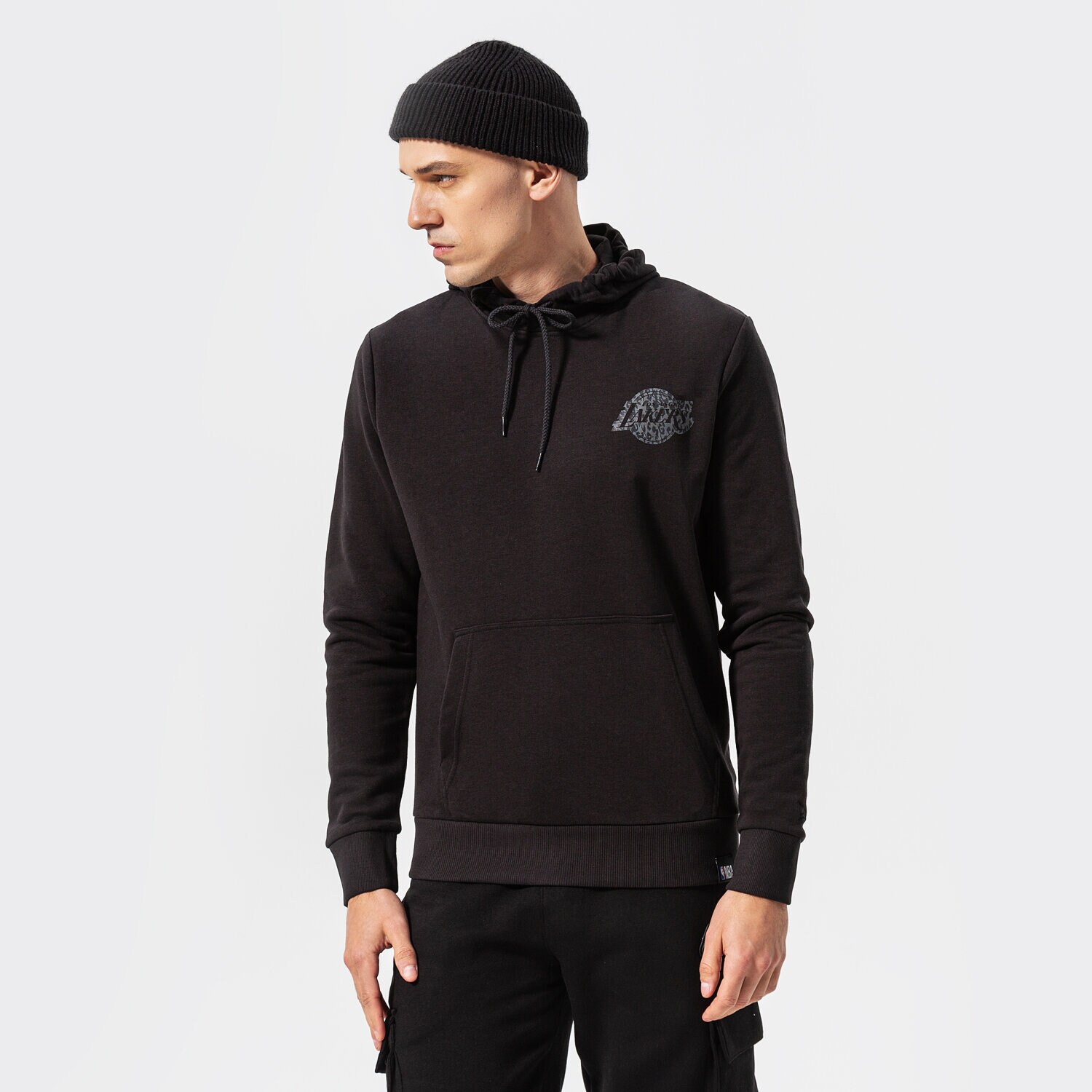 Herren NEW ERA HOODIE SEAS INFILL LAKERS LOS ANGELES LAKERS BLKLEP 12893088 Schwarz