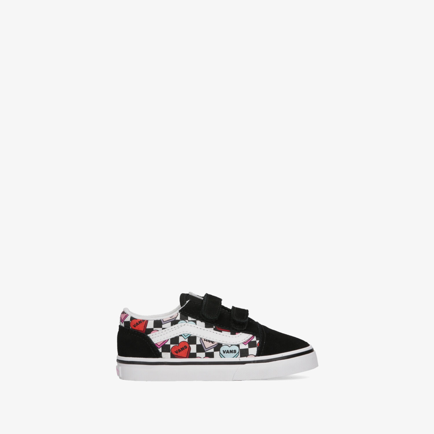Kinder Skaterschuhe VANS TD OLD SKOOL V VN000D3YABY1 Schwarz