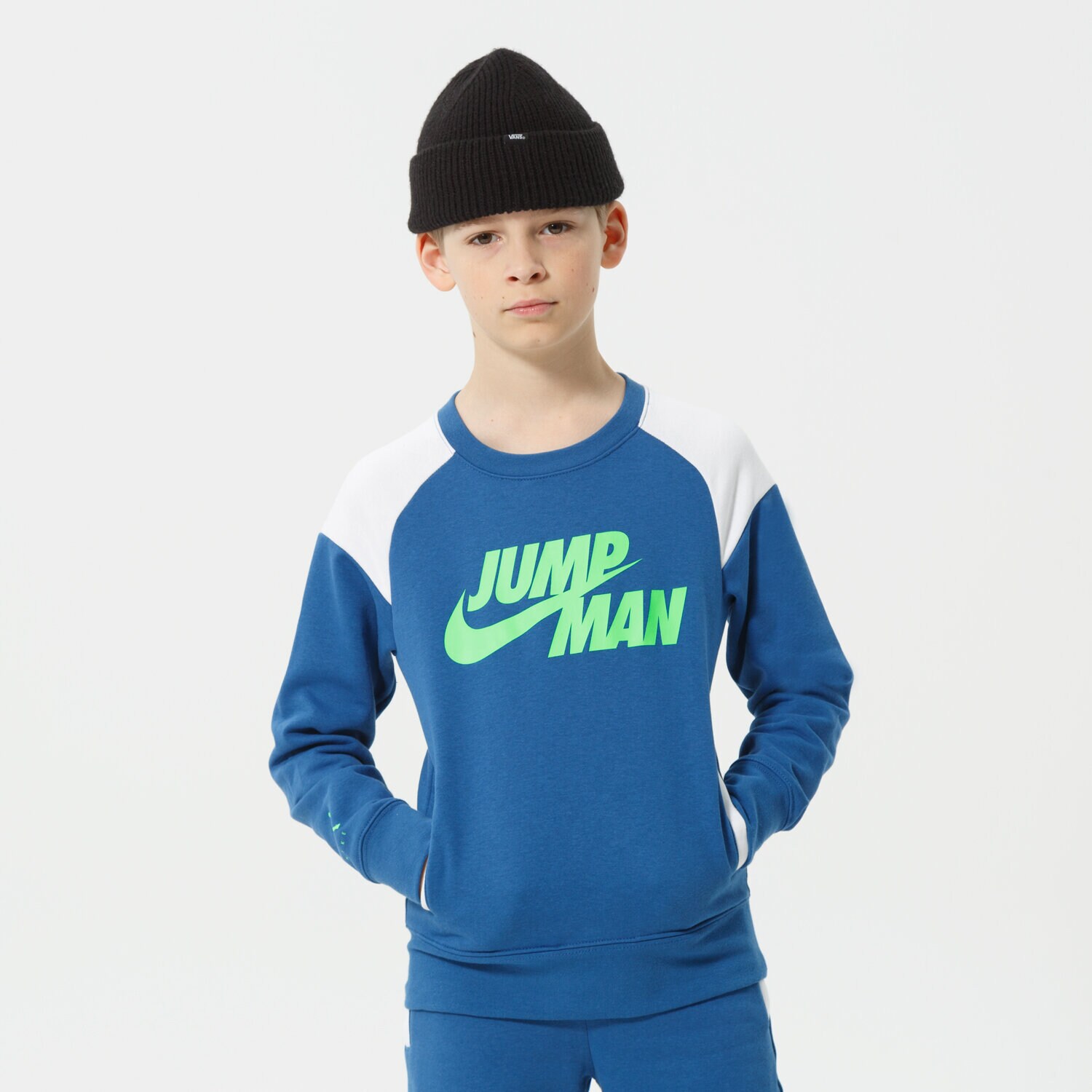 Kinder NIKE HOODIE B NSW HBR STMNT HOODED PO BOY DM8092-407 Blau