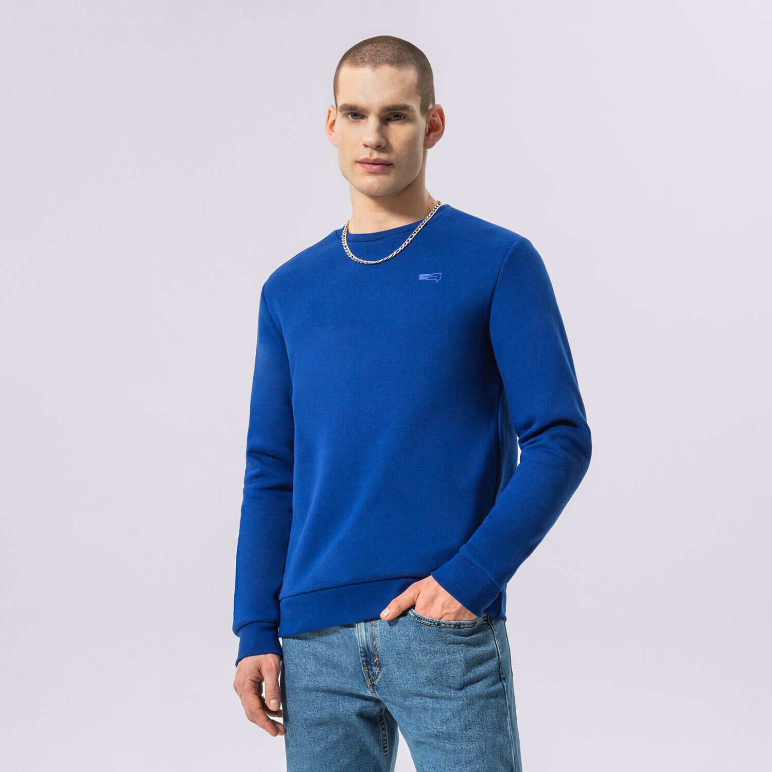 Herren CONFRONT SWEATSHIRT ESSENTIAL CREW CF122BLM92003 Dunkelblau