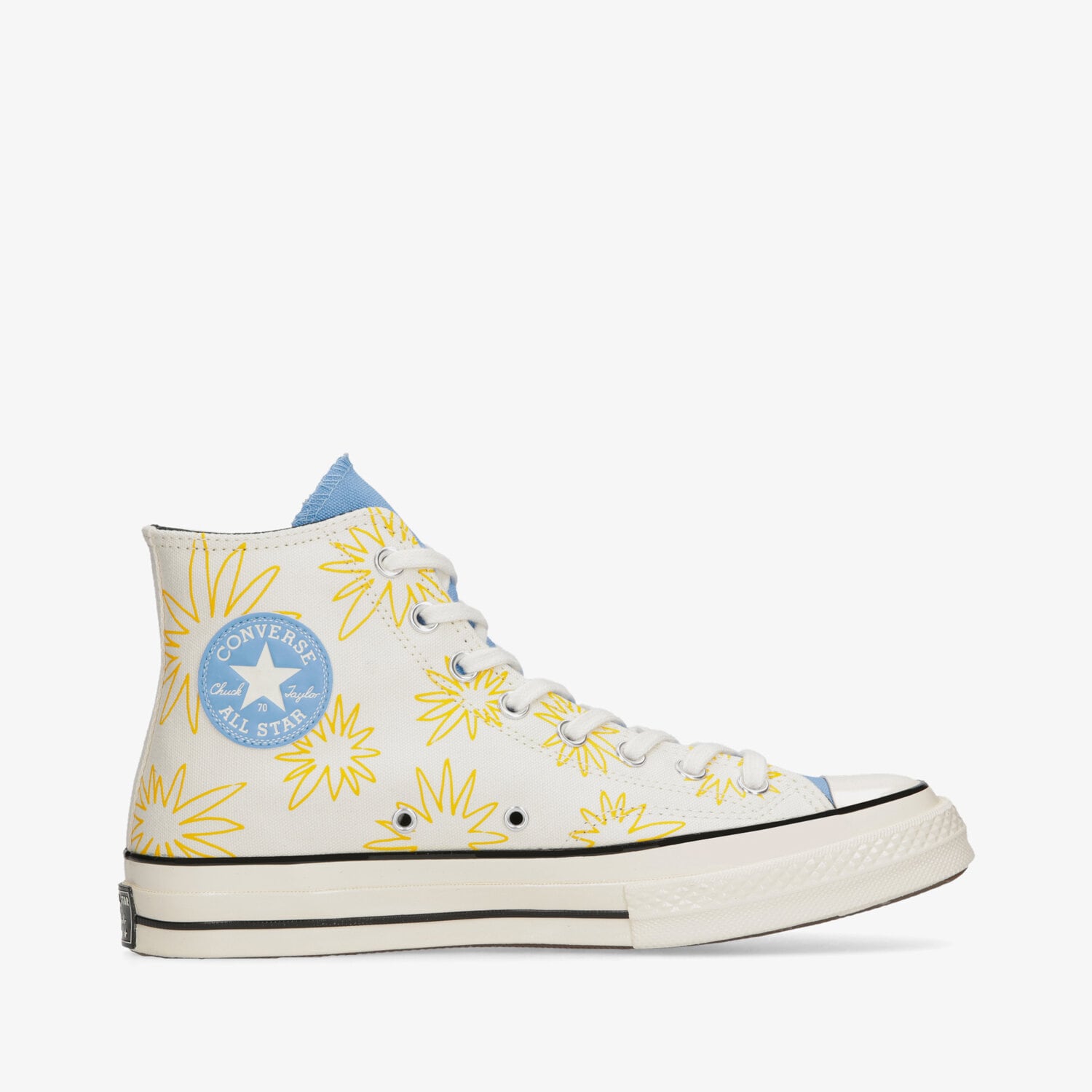 Herren Sneaker CONVERSE CHUCK 70 BE NICE FLORAL 172863C Weiß