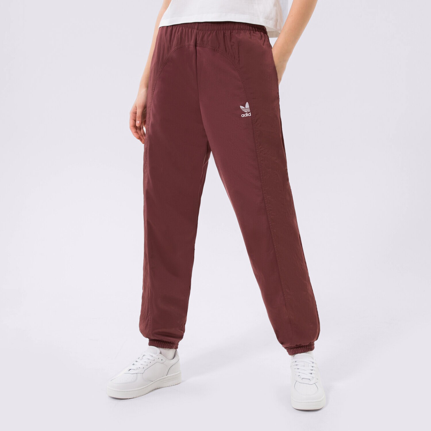 Damen Hosen ADIDAS HOSE PANTS HC7043 Dunkelrot