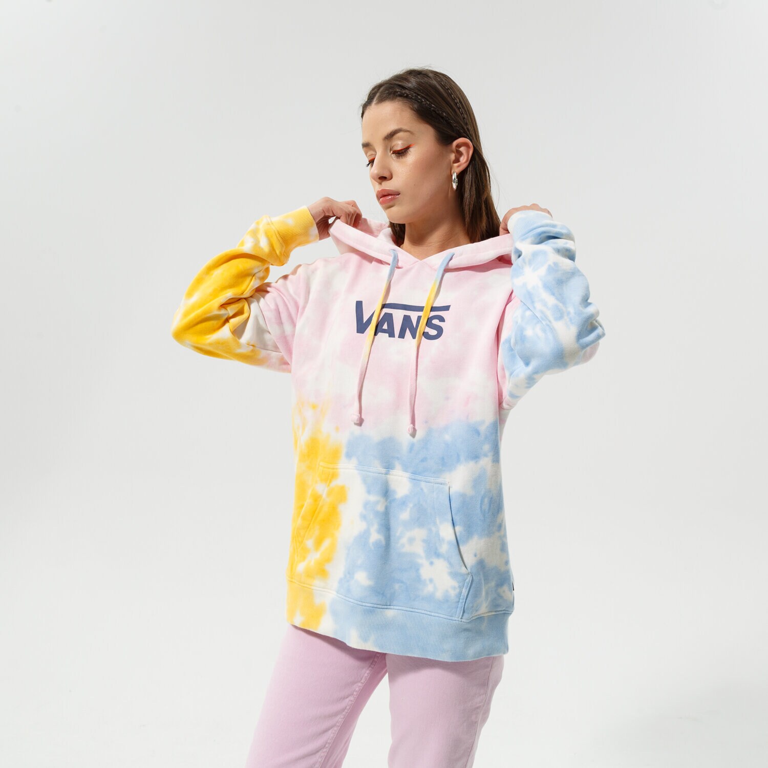Damen VANS HOODIE TRI-DYE BFF HOODIE VN0A5LO4V1C1 Multicolor
