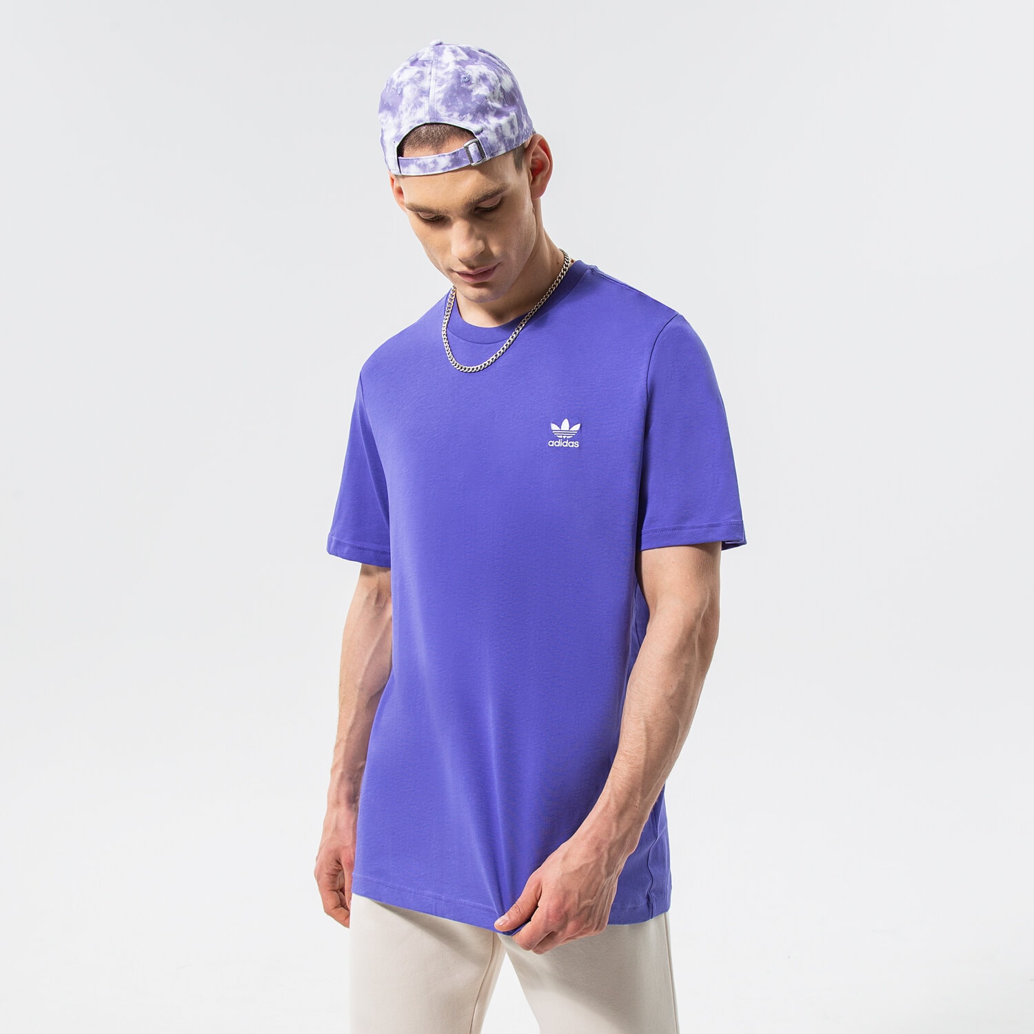 Herren T-Shirt ADIDAS T-SHIRT ESSENTIAL TEE HE9446 Violet