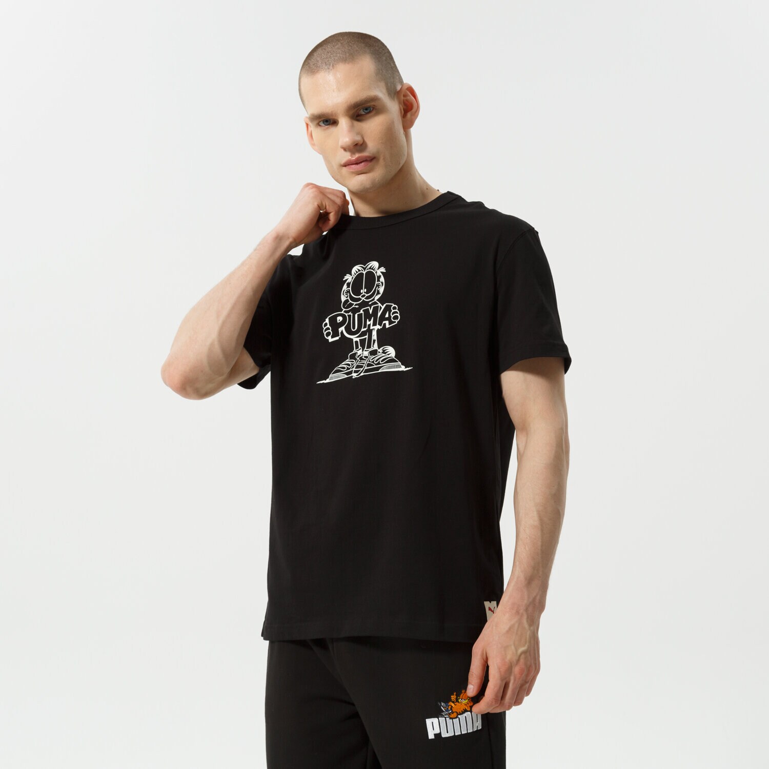 Herren T-Shirt PUMA T-SHIRT PUMA X GARFIELD GRAPHIC TEE 534433 01 Schwarz
