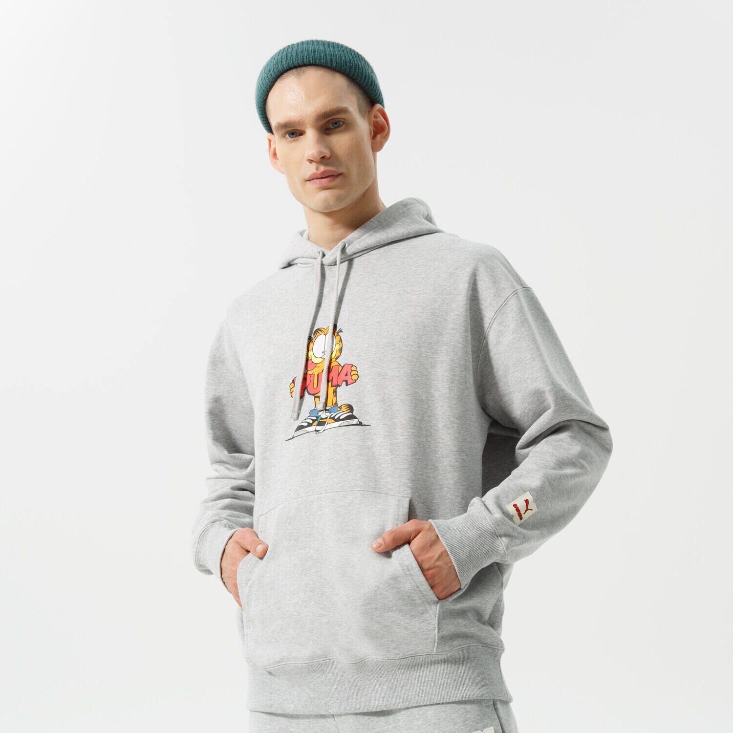 Herren PUMA HOODIE PUMA X GARFIELD HOODIE 534435 04 Grau