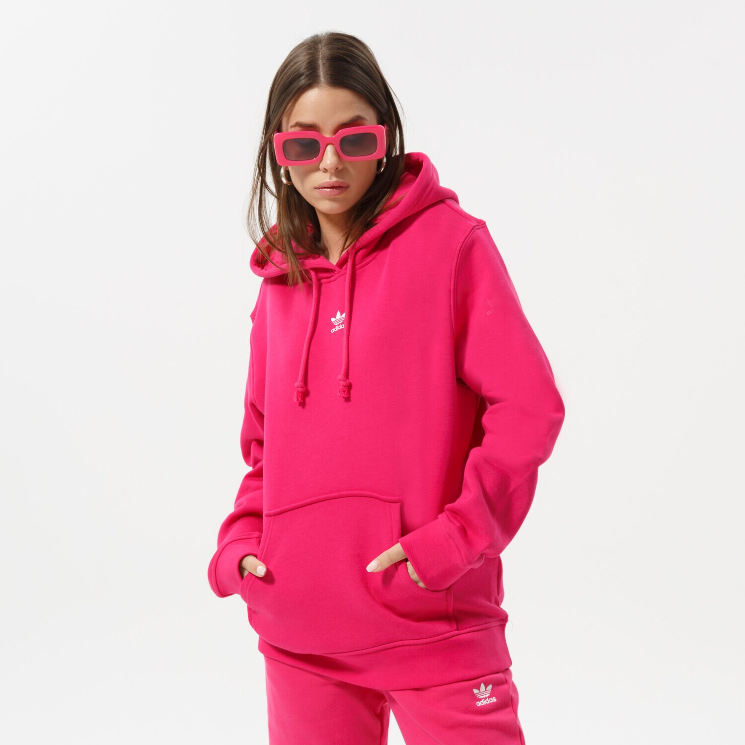 Damen ADIDAS HOODIE HOODIE HG6241 Rosa