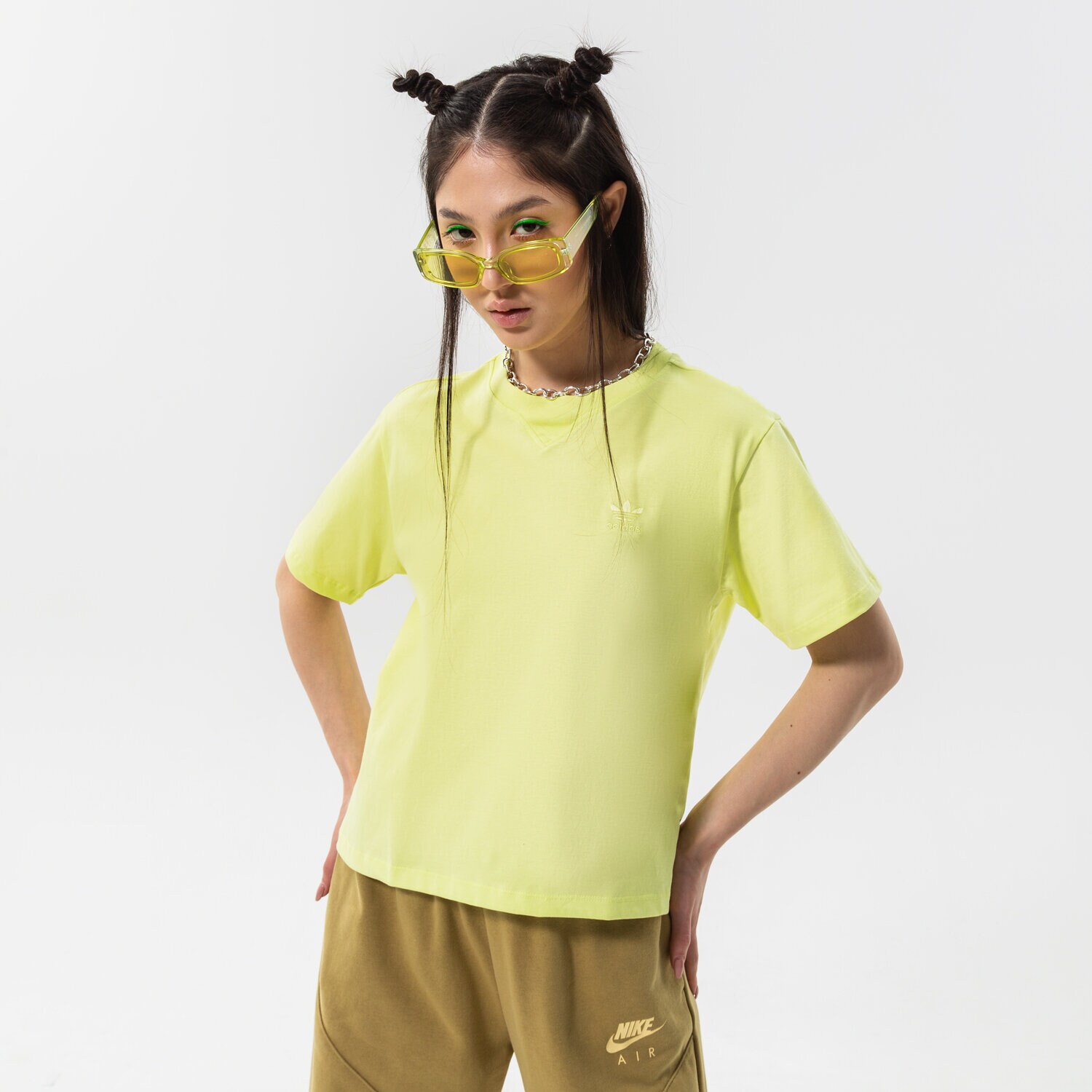 Damen T-Shirt ADIDAS T-SHIRT TEE HE6891 Gelb