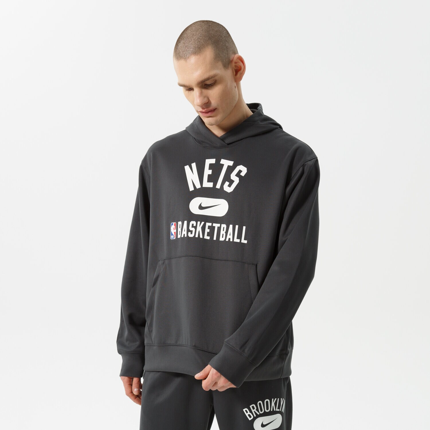 Herren NIKE HOODIE BKN M NK DF SPOTLIGHT PO HD NBA DB0883-060 Schwarz