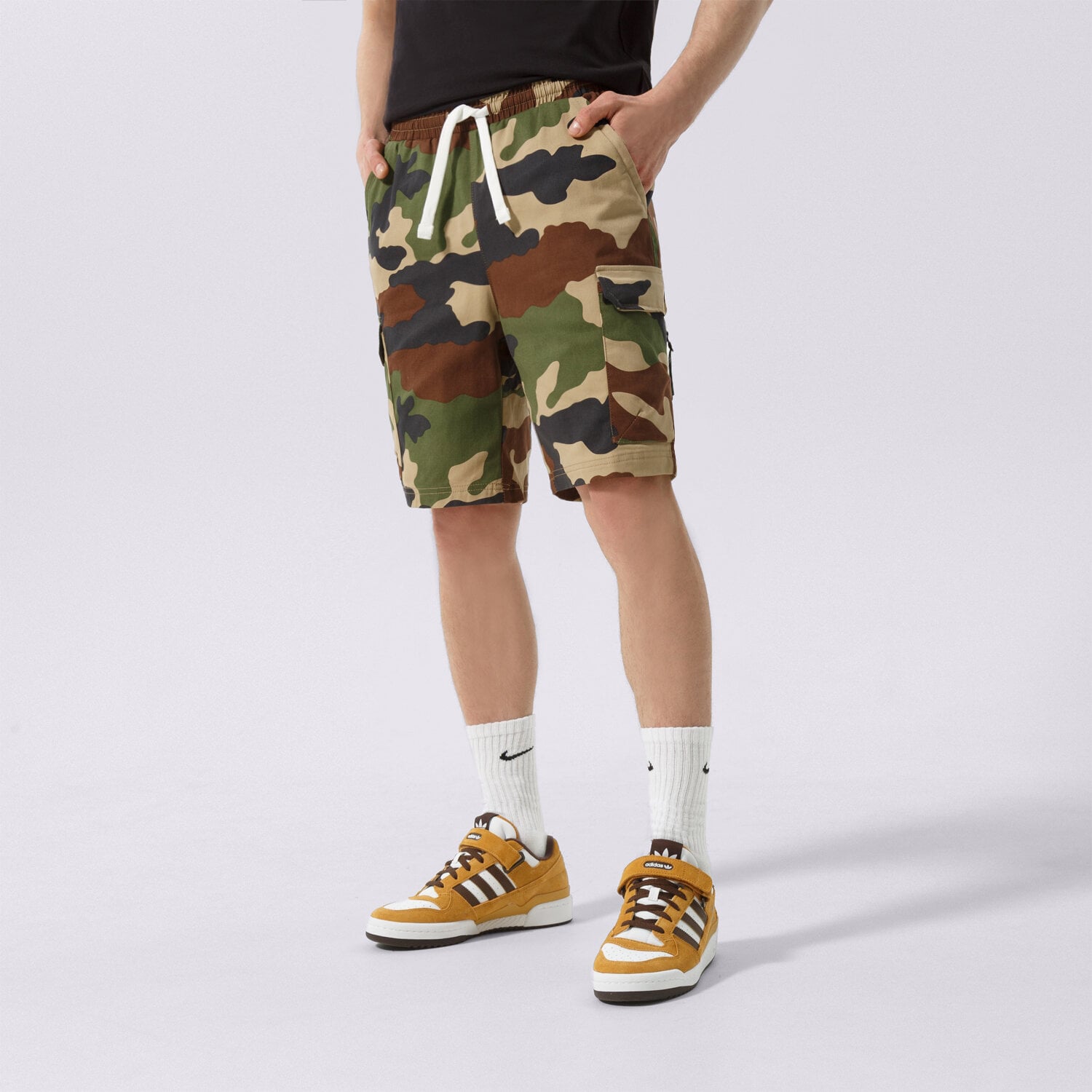 Herren Shorts CONFRONT SHORTS CAMO CITY CF122SZM12003 Khaki