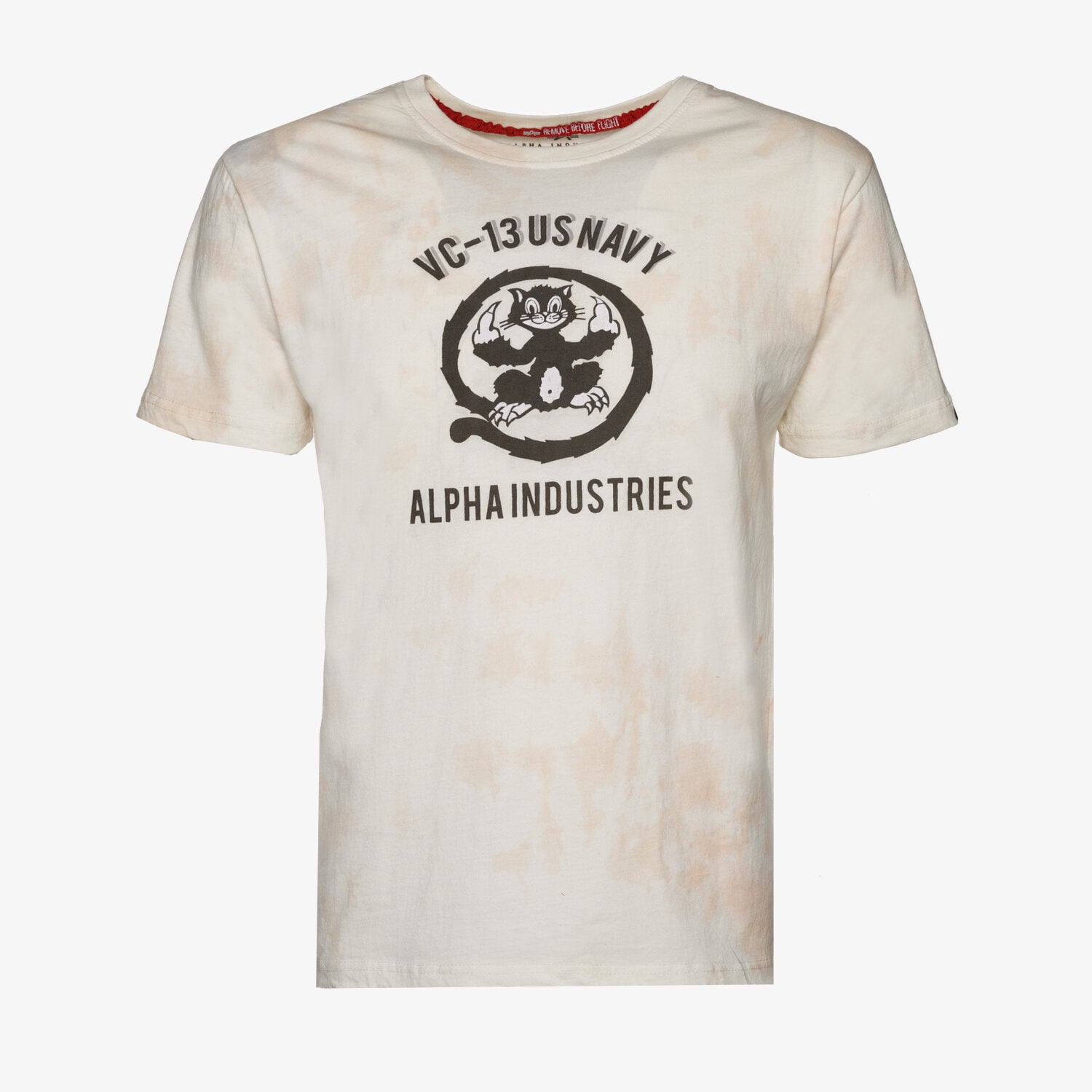 Herren T-Shirt ALPHA INDUSTRIES T-SHIRT USN CAT T 106517650 Weiß