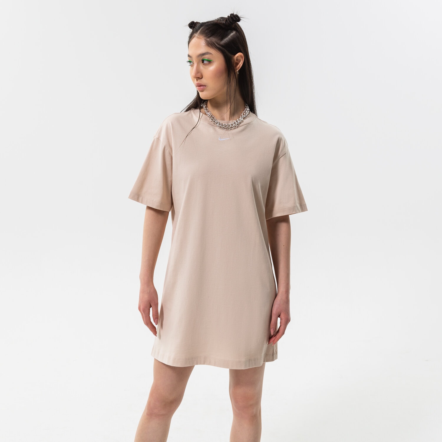 Damen Kleid NIKE KLEID SPORTSWEAR ESSENTIAL CJ2242-126 Beige