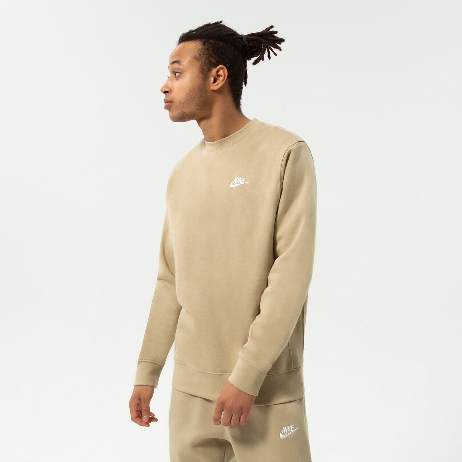 Herren NIKE SWEATSHIRT NIKE SPORTSWEAR CLUB FLEECE BV2662-250 Beige