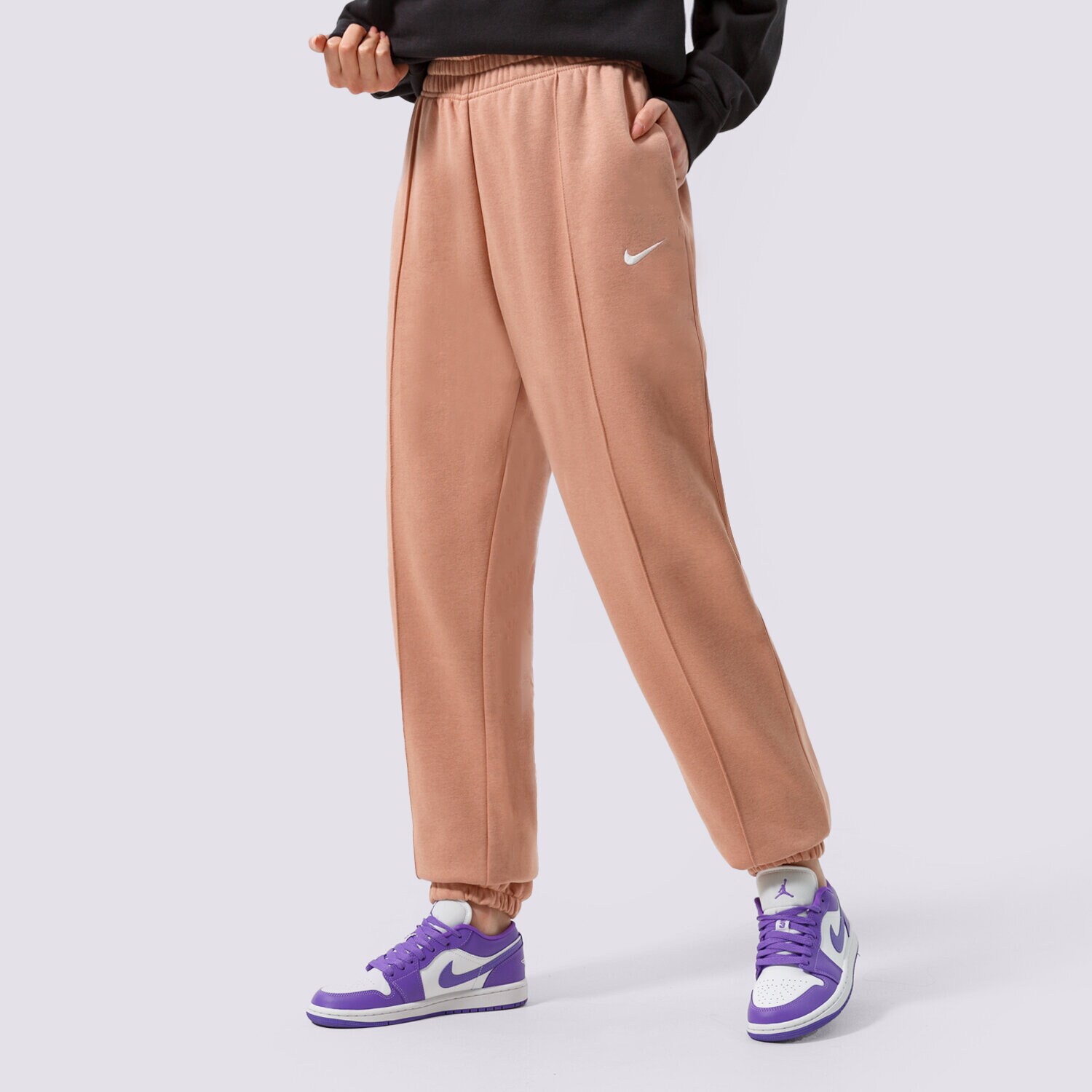 Damen Hosen NIKE HOSE W NSW ESSNTL CLCTN FLC PANT DQ5098-609 Beige