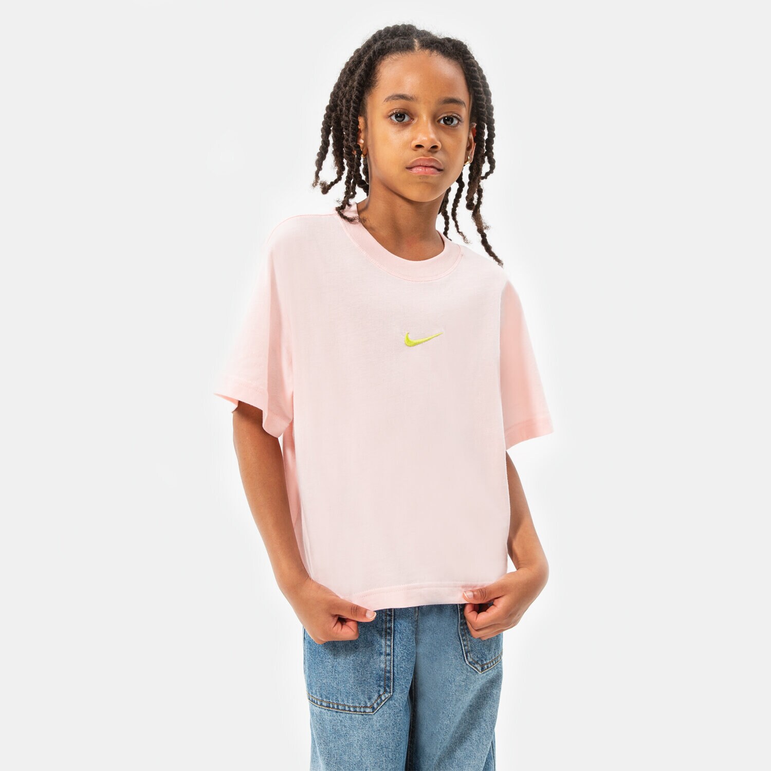 Kinder T-Shirt NIKE T-SHIRT SPORTSWEAR GIRL DH5750-610 Rosa
