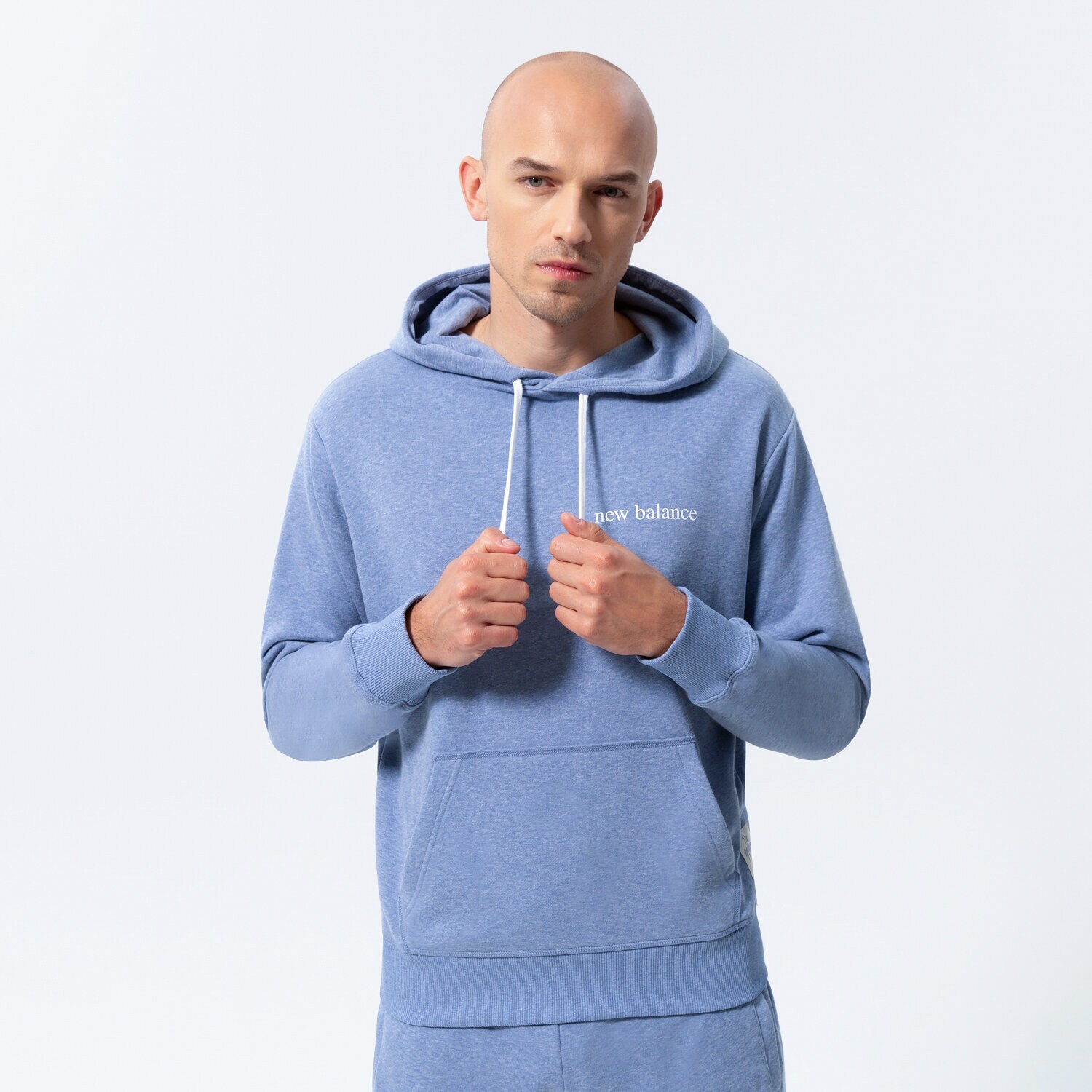 Herren NEW BALANCE HOODIE NB ESSENTIALS PURE BALANCE SWEATSHIRT MT21565NHR Blau