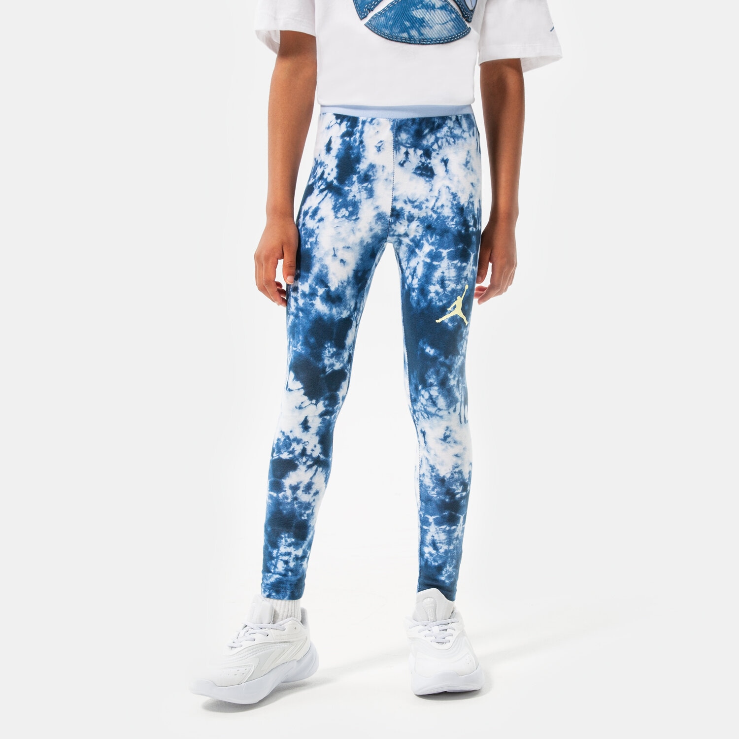 Kinder Hosen JORDAN HOSE CLOUD DYE LEGGING GIRL 45B518-BAJ Blau