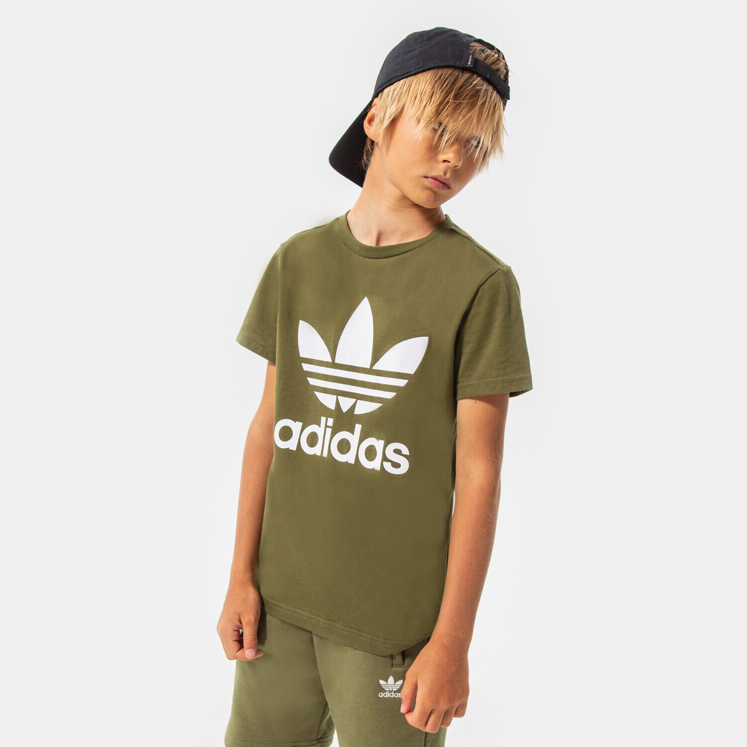Kinder T-Shirt ADIDAS T-SHIRT TREFOIL TEE BOY HD2005 Khaki