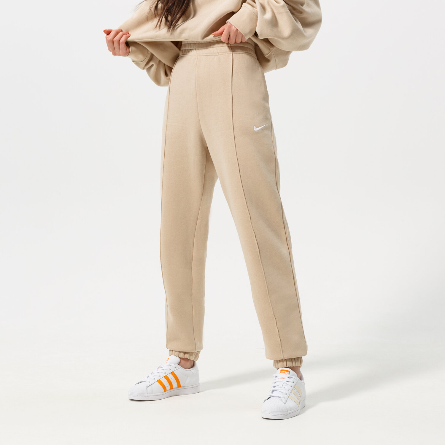 Damen Hosen NIKE HOSE SPORTSWEAR ESSENTIAL BV4089-126 Beige