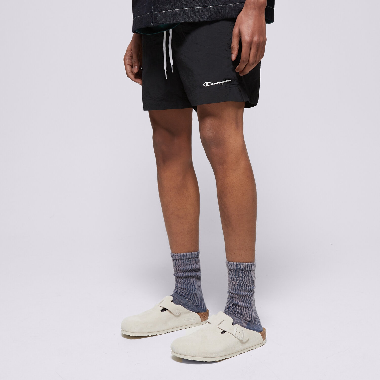 Herren Shorts CHAMPION SHORTS BEACHSHORT 216069KK002 Schwarz