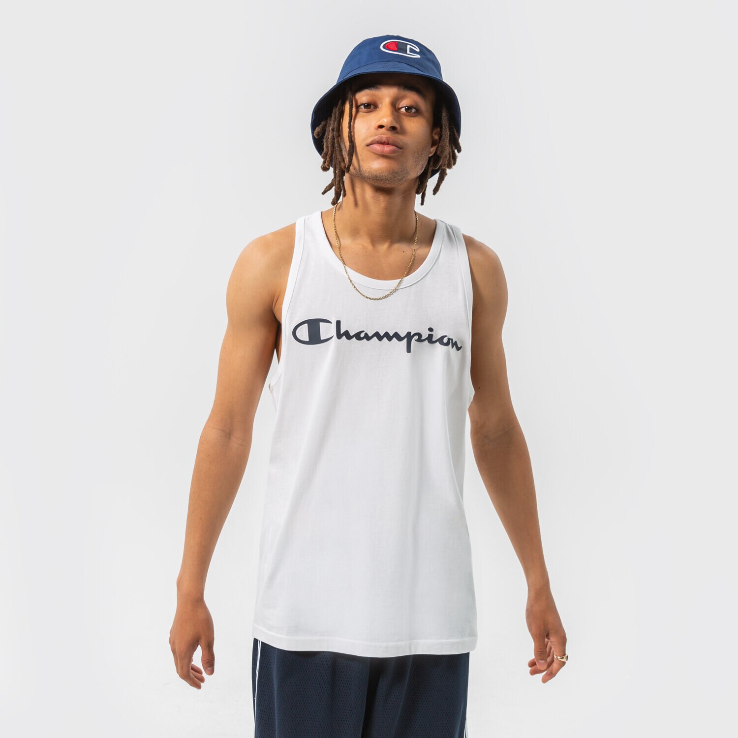 Herren Hosen CHAMPION TANK TANK TOP 217148WW001 Weiß