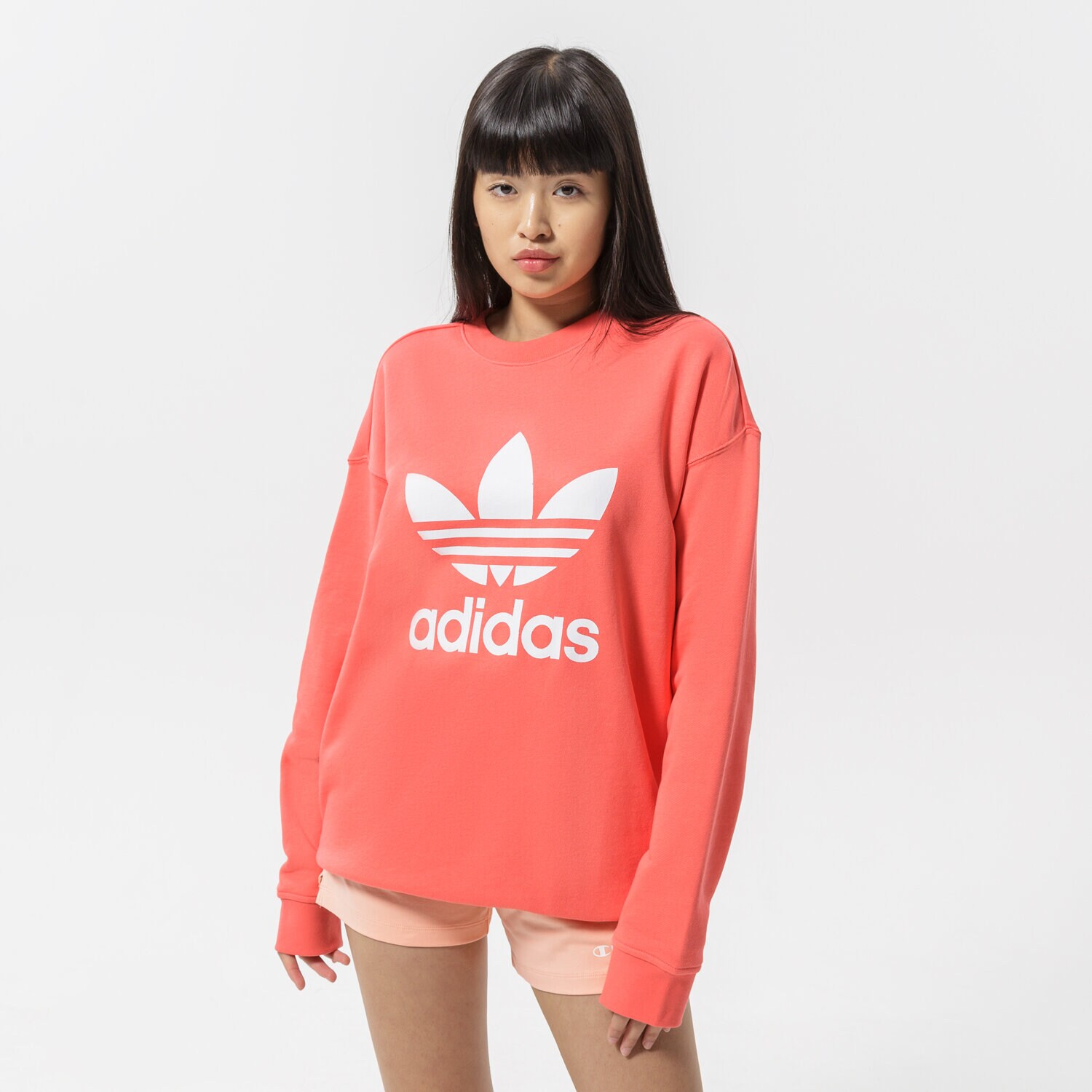 Damen ADIDAS SWEATSHIRT TRF CREW SWEAT HE9537 Orange