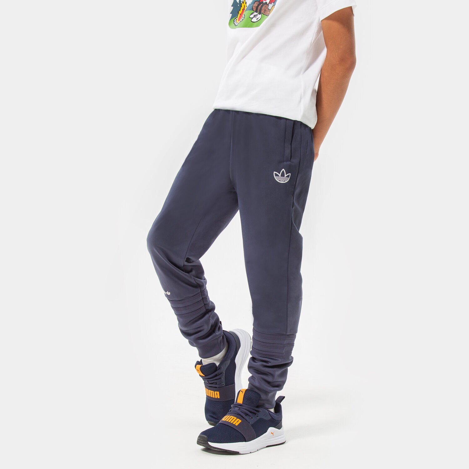 Kinder Hosen ADIDAS HOSE TRACK PANTS BOY HE2082 Dunkelblau